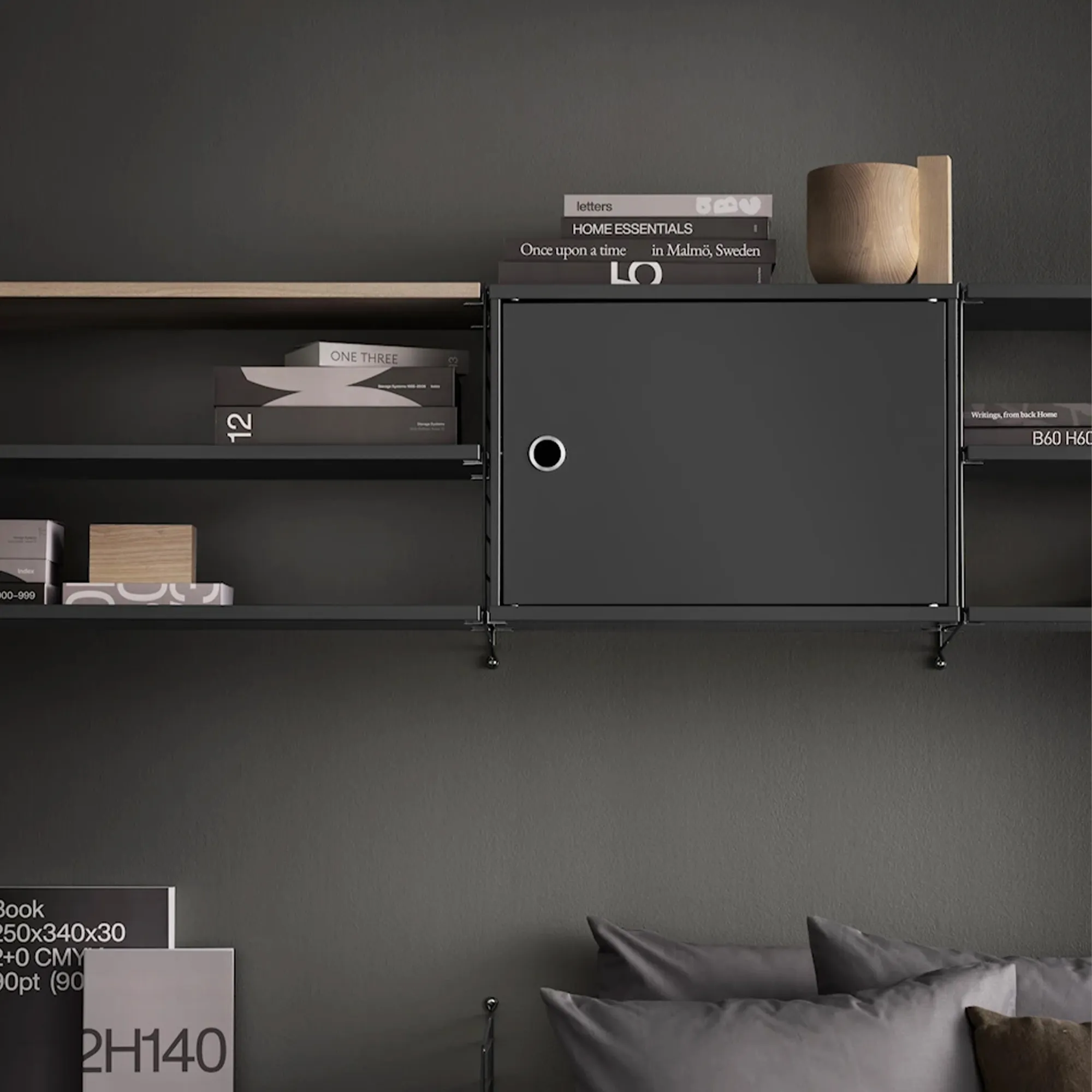 Skap med dør 58 cm - 5