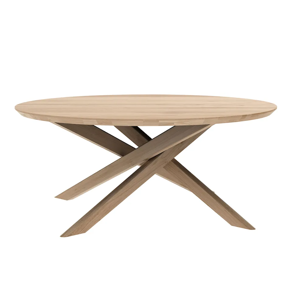 Mikado Round Coffee Table Oak