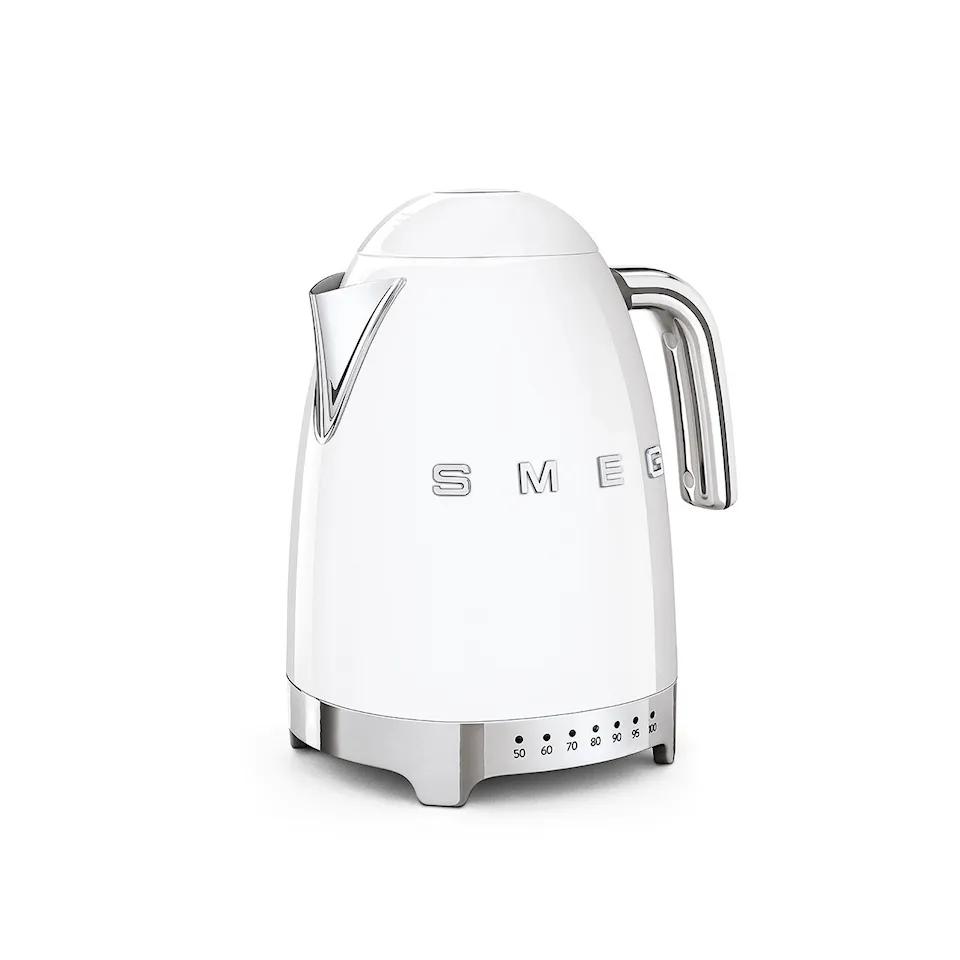 Smeg Kettle 1.7 L Adjustable Temperature Chrome