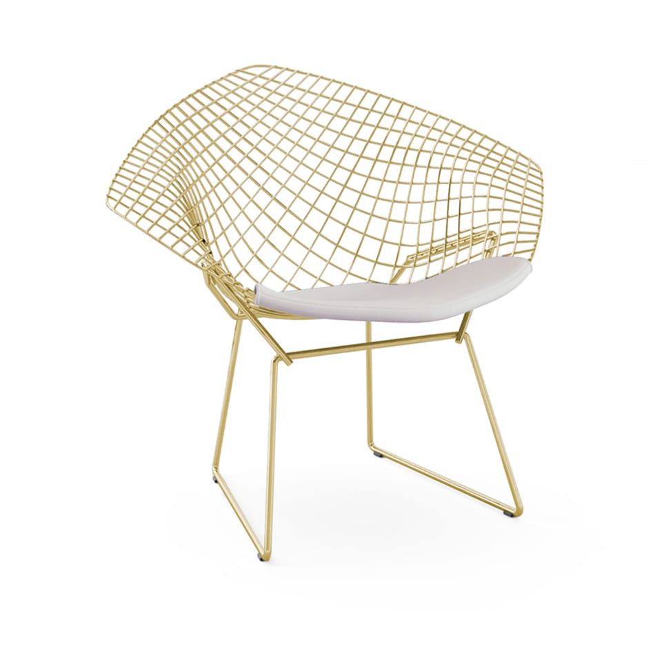 Bertoia Diamond Chair - Gold