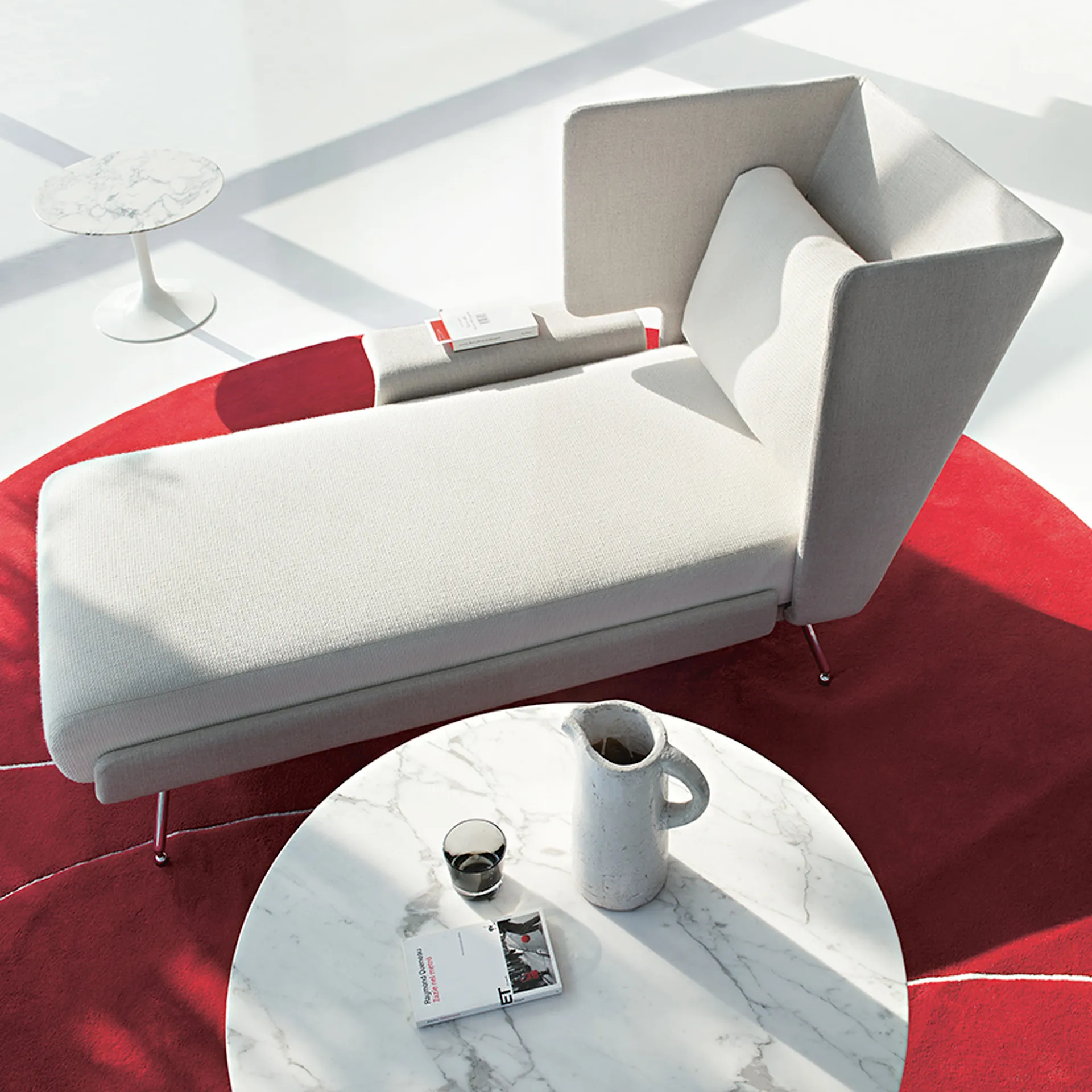 Saarinen Round Table White - Lite bord - Knoll - Eero Saarinen - NO GA