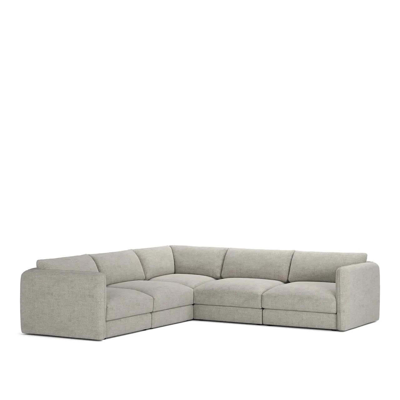 Pavarotti 5-Seater Corner, Fixed Cover, Cushion Variant 03, Lucinasco 03