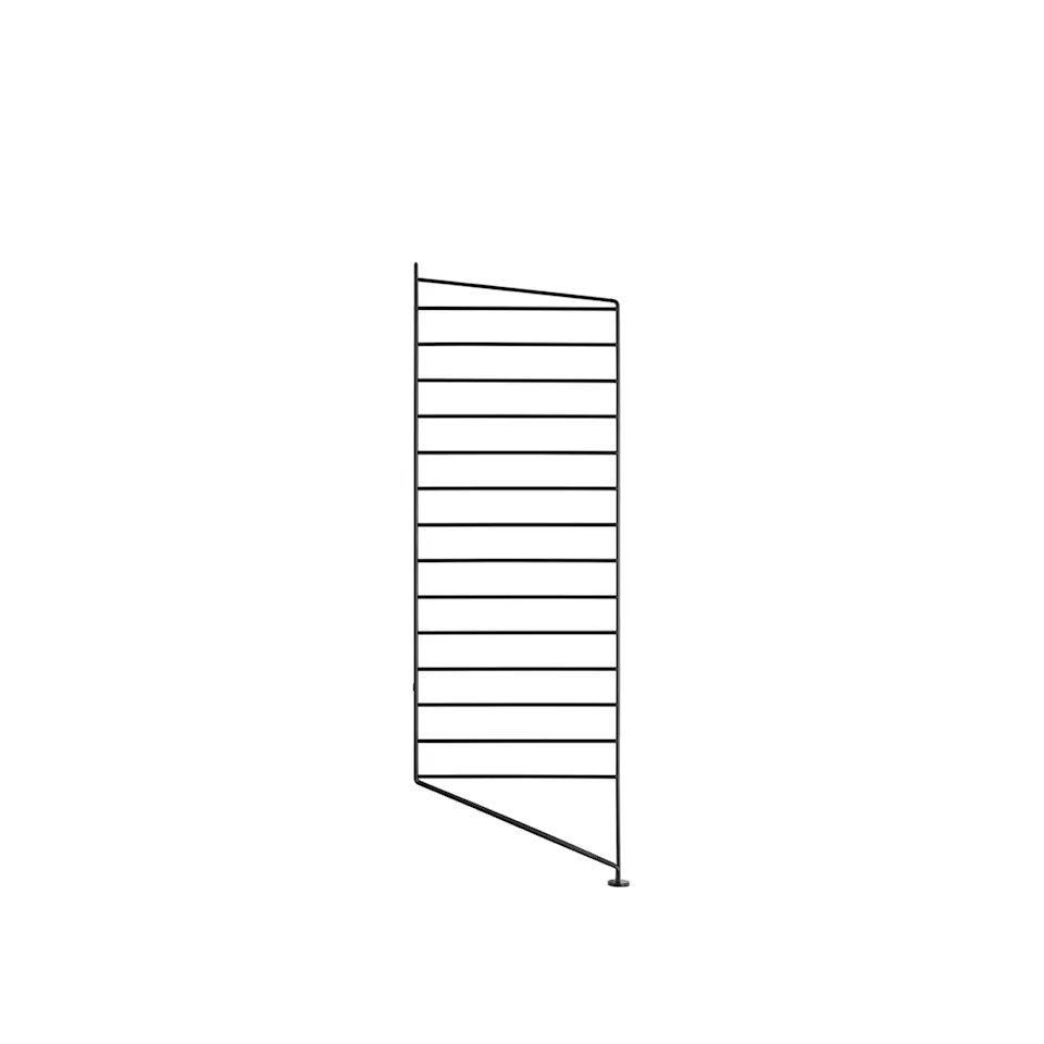 Gulvgavl 85x30cm 1-pack svart