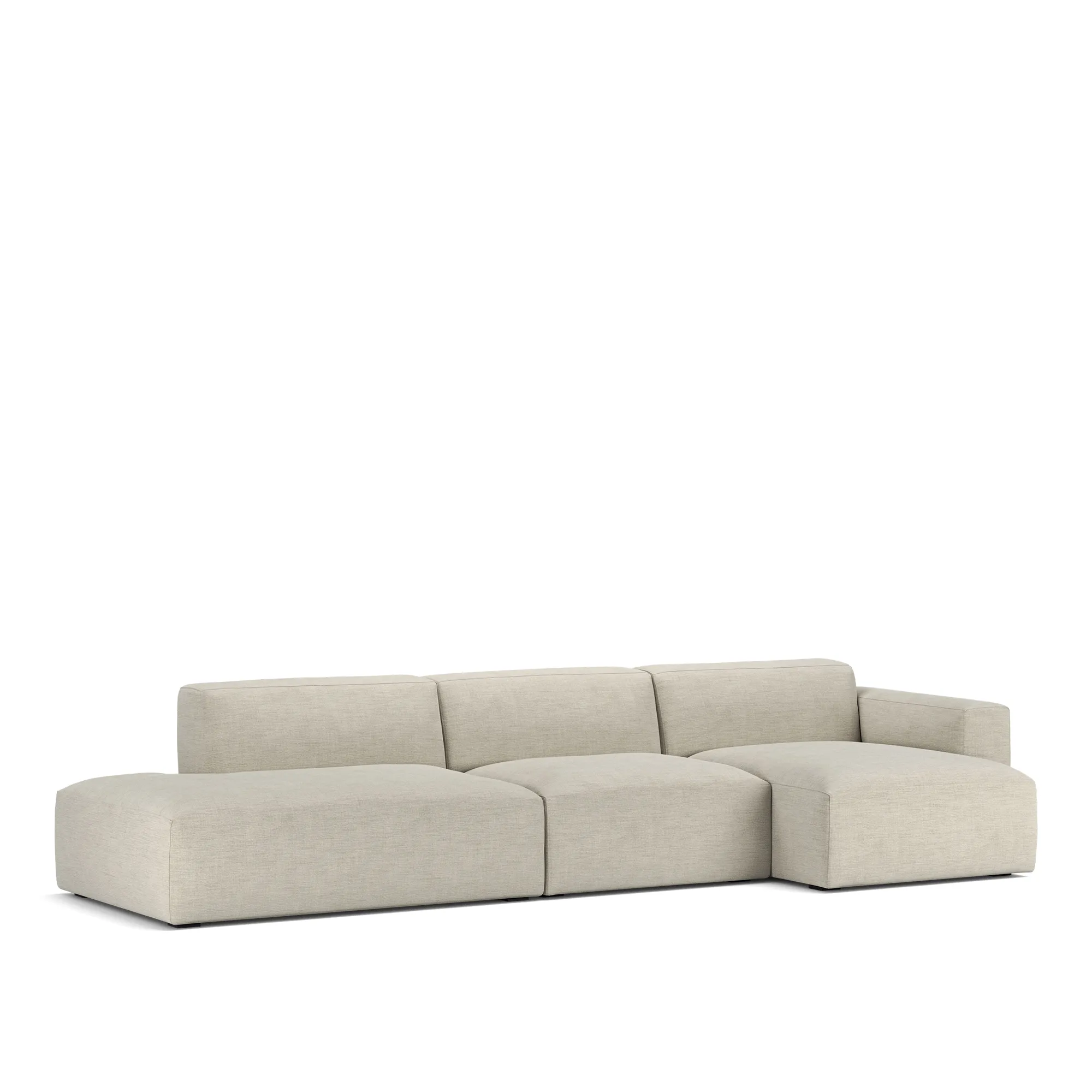 Brick 3-seters sofa sjeselong åpen ende venstre - 2