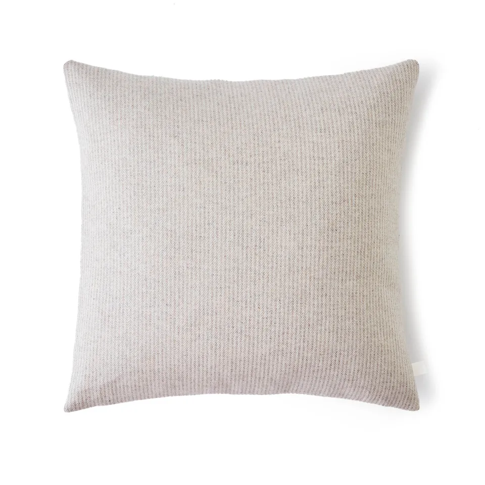 NO GA Wool Stripe Cushion 50 x 50 cm - Barzio Light Beige