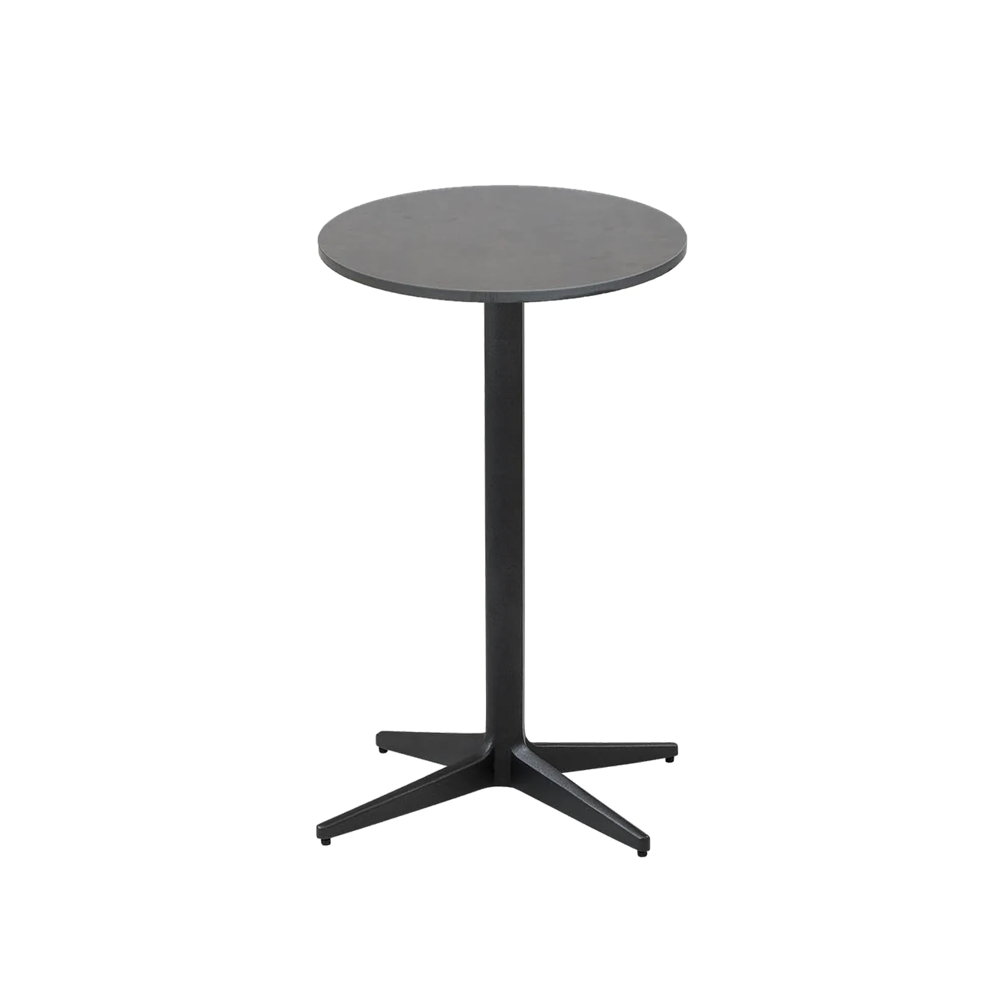Drop cafebord dia.45 cm  dark grey structure - 1