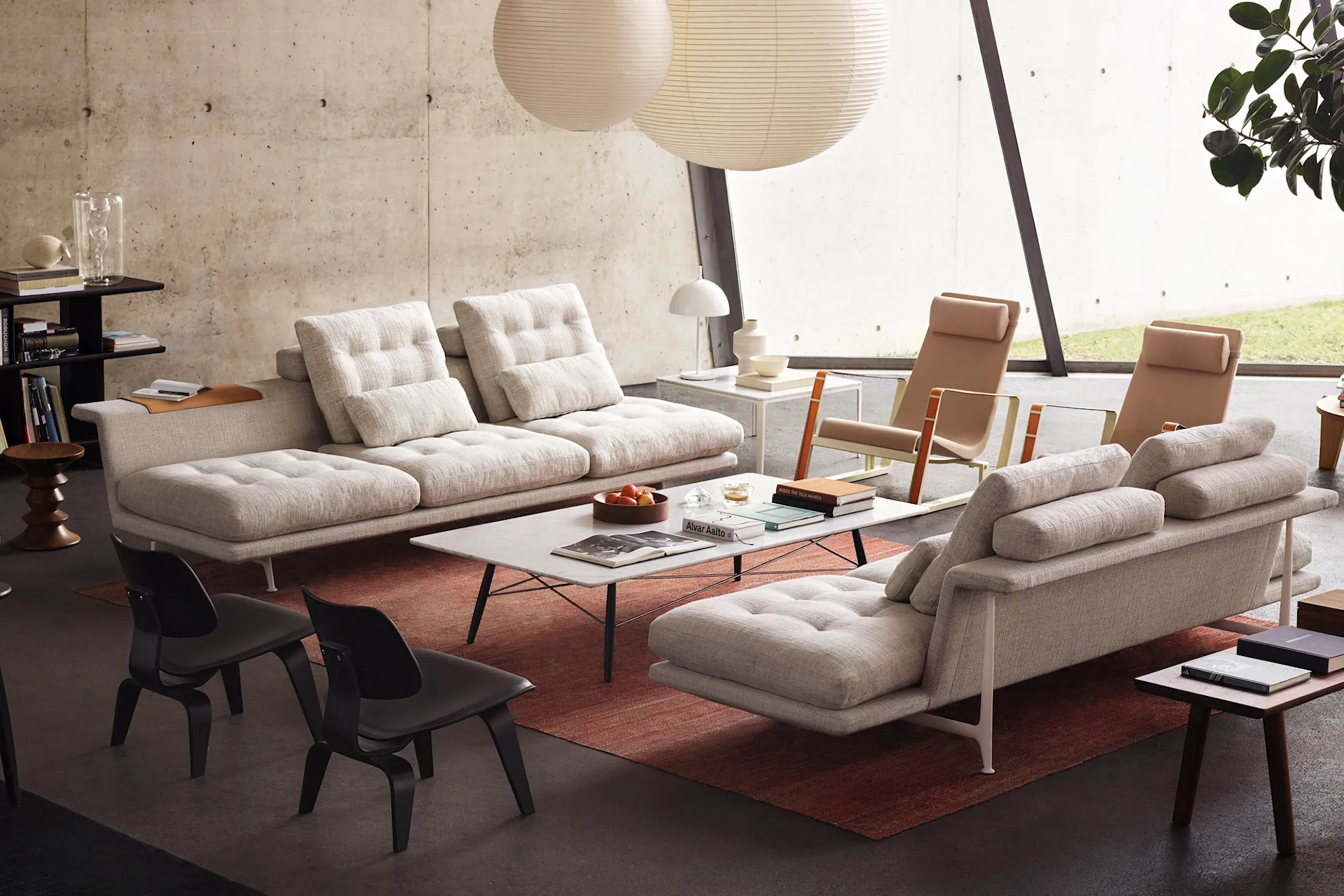 Grand Sofa 3 1/2-Seater - Open - Vitra - Antonio Citterio - NO GA