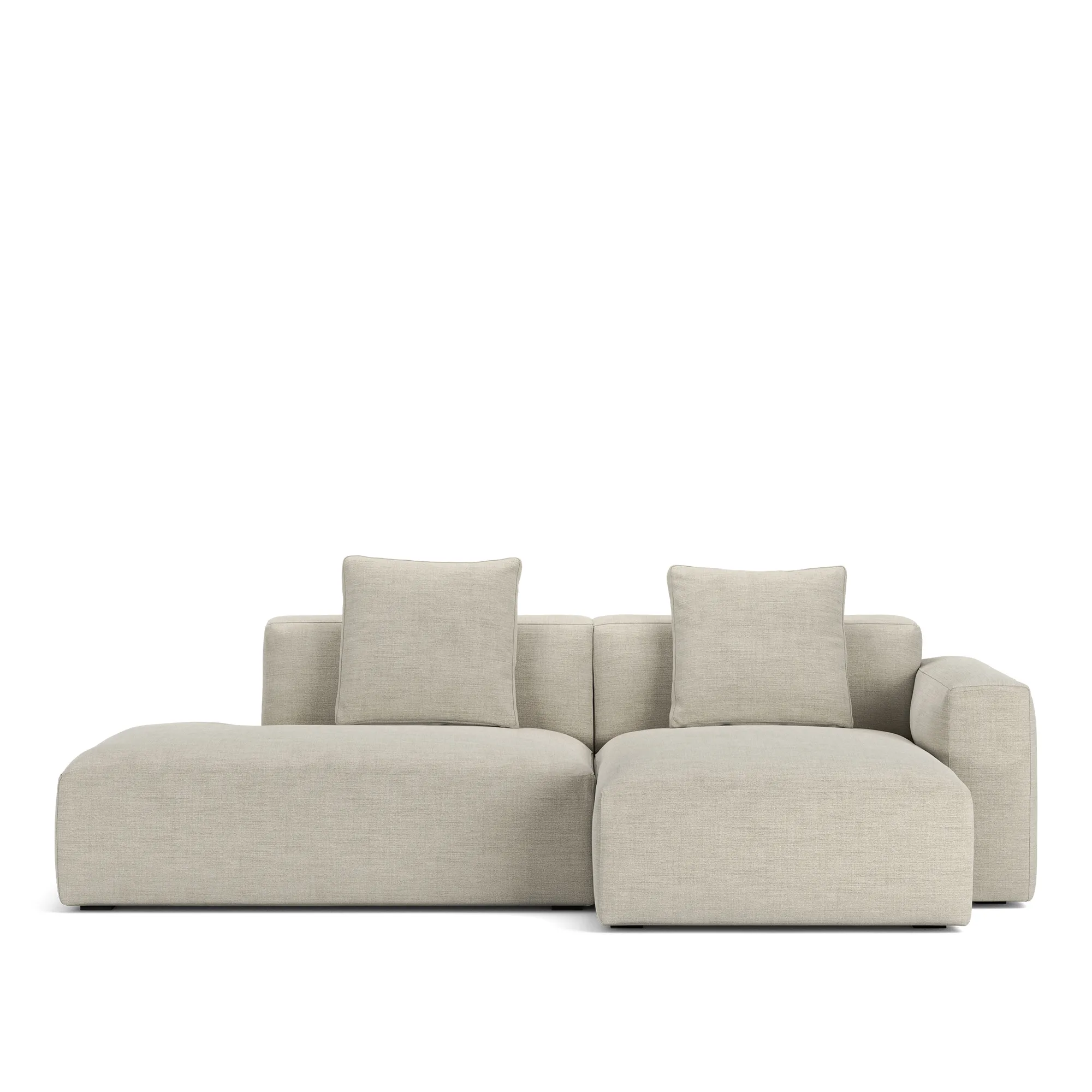 Brick 2-seters sofa sjeselong åpen ende venstre - 10