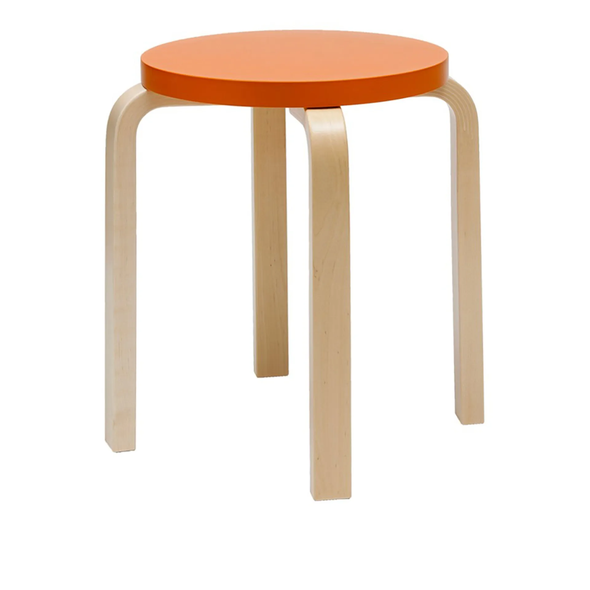 Krakk E60 - Klarlakkert/oransje - Artek - Alvar Aalto - NO GA