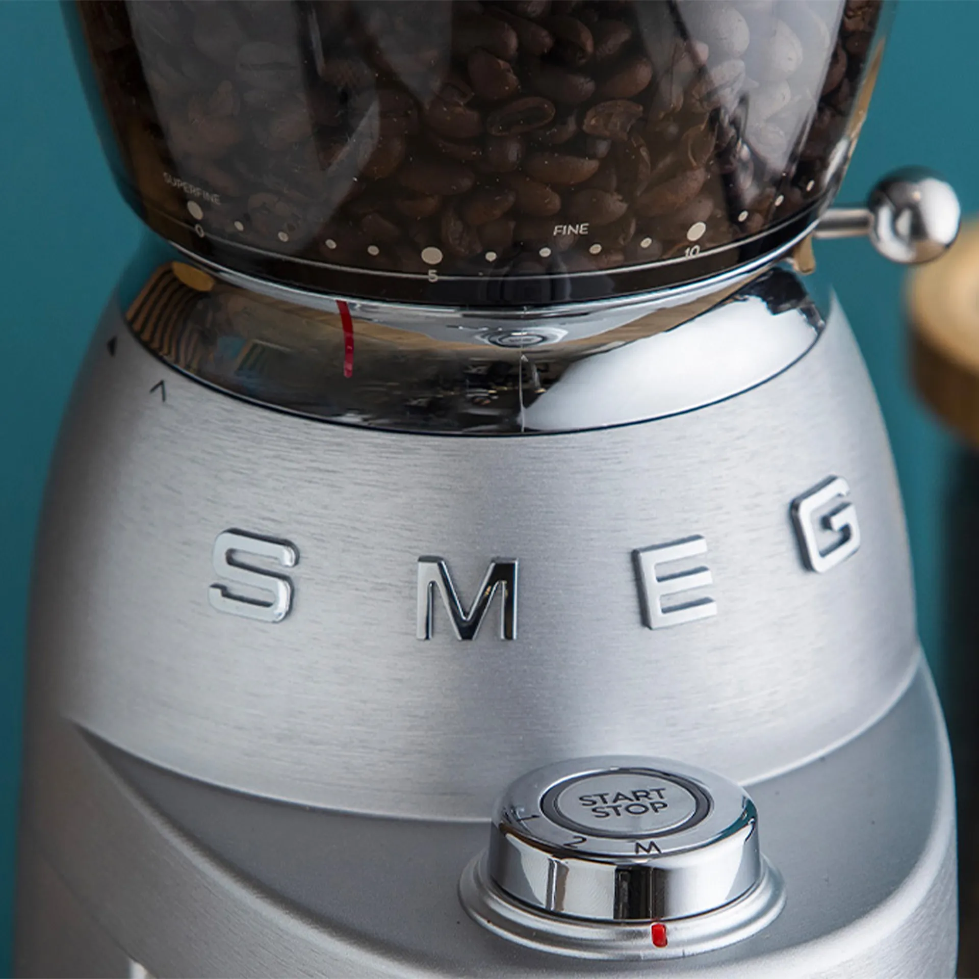 Smeg 50's Coffee Grinder Aluminium - Smeg - NO GA