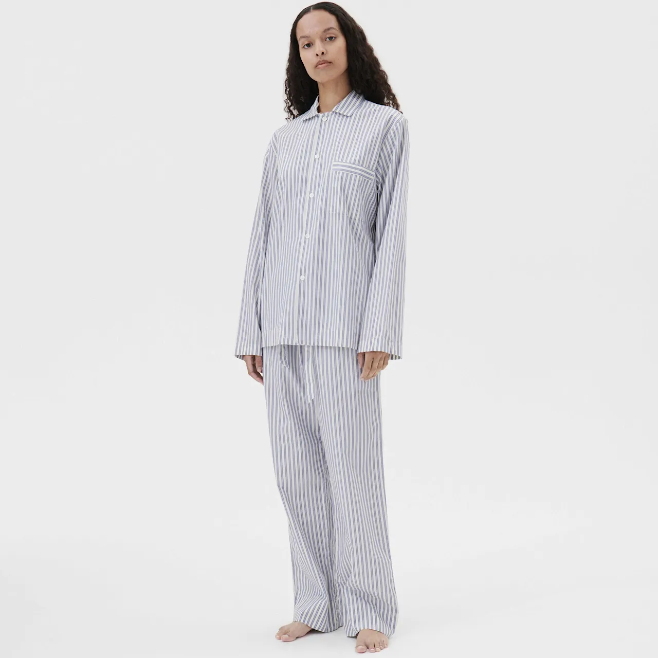 Poplin Pyjamas Shirt Skagen Stripes