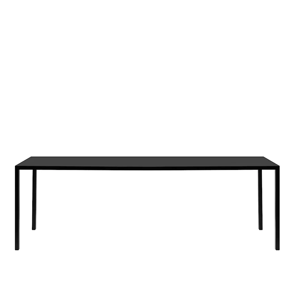 Tense Standard Table, 120x240, Fenix Matt Black, Resin Matt Black