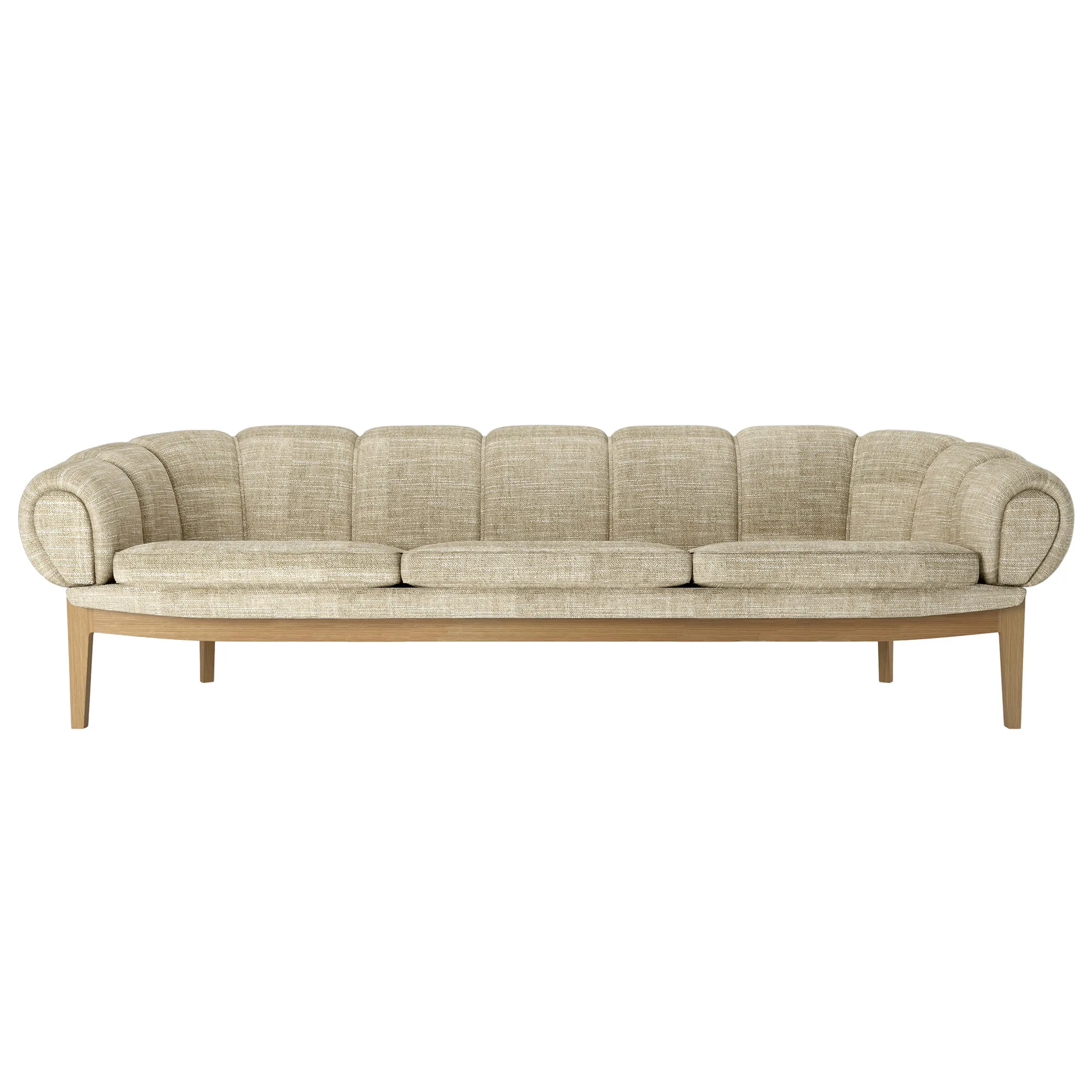 Croissant 3-seters sofa eik - 2