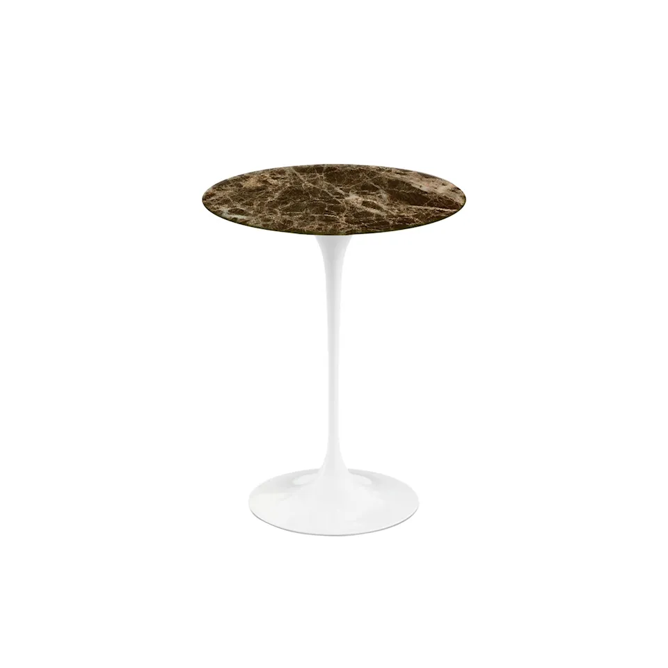 Saarinen Round sidebord Ø 41 cm White