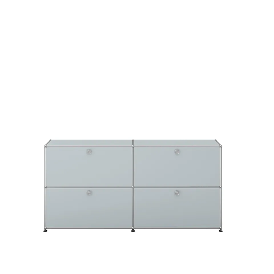 USM Haller 109 Sideboard, USM Matte Silver