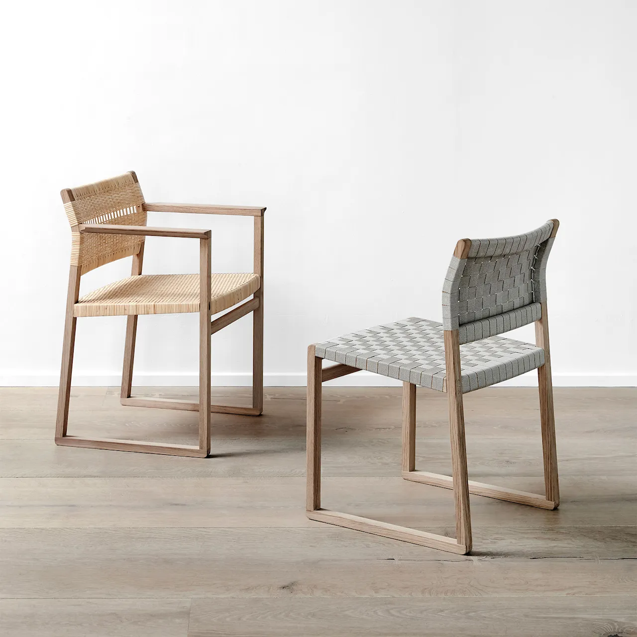 BM61 Chair Linen Webbing