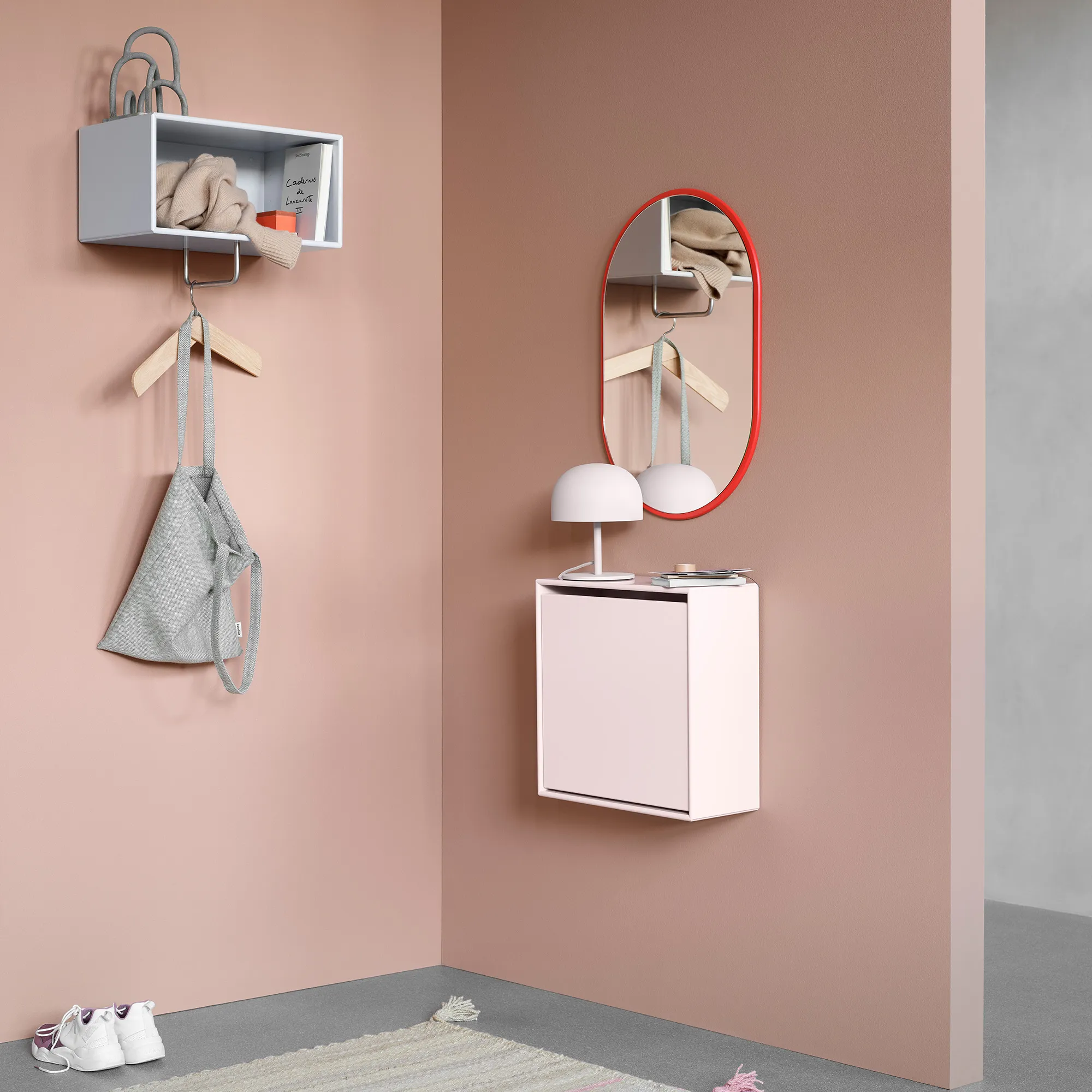 Look Oval Mirror - Suspension Rail - 7