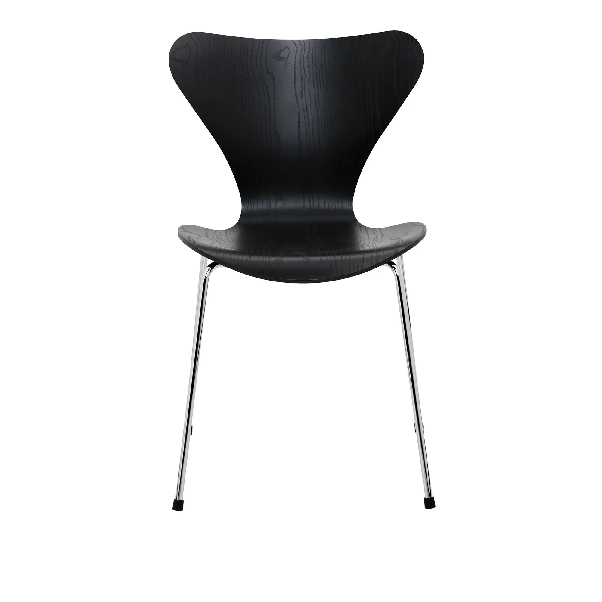 B620 Superellips spisebord & Sjuan 3107 spisestol svart ask 4 stk. - 4
