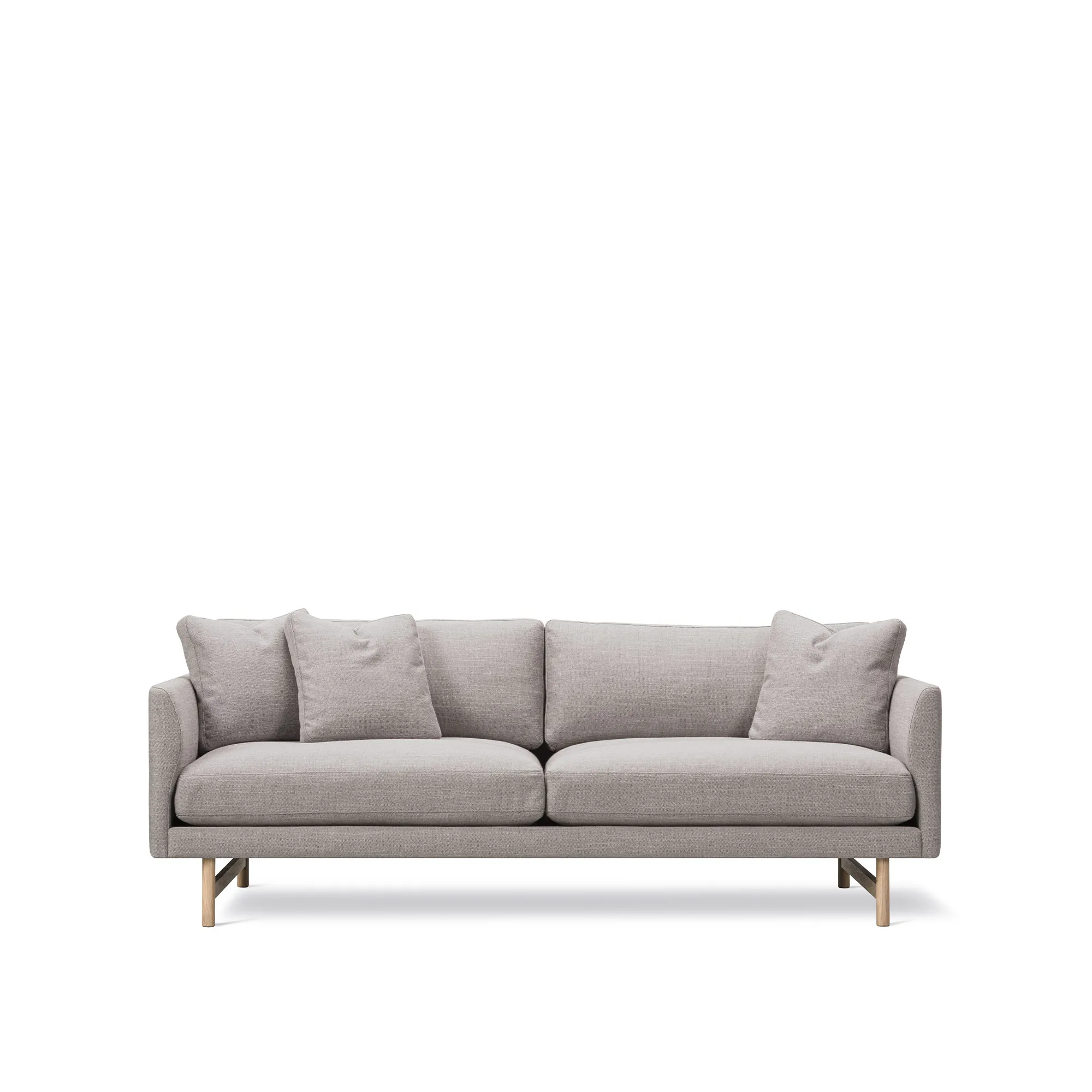 Calmo 2-seters sofa lakkert eik - 1