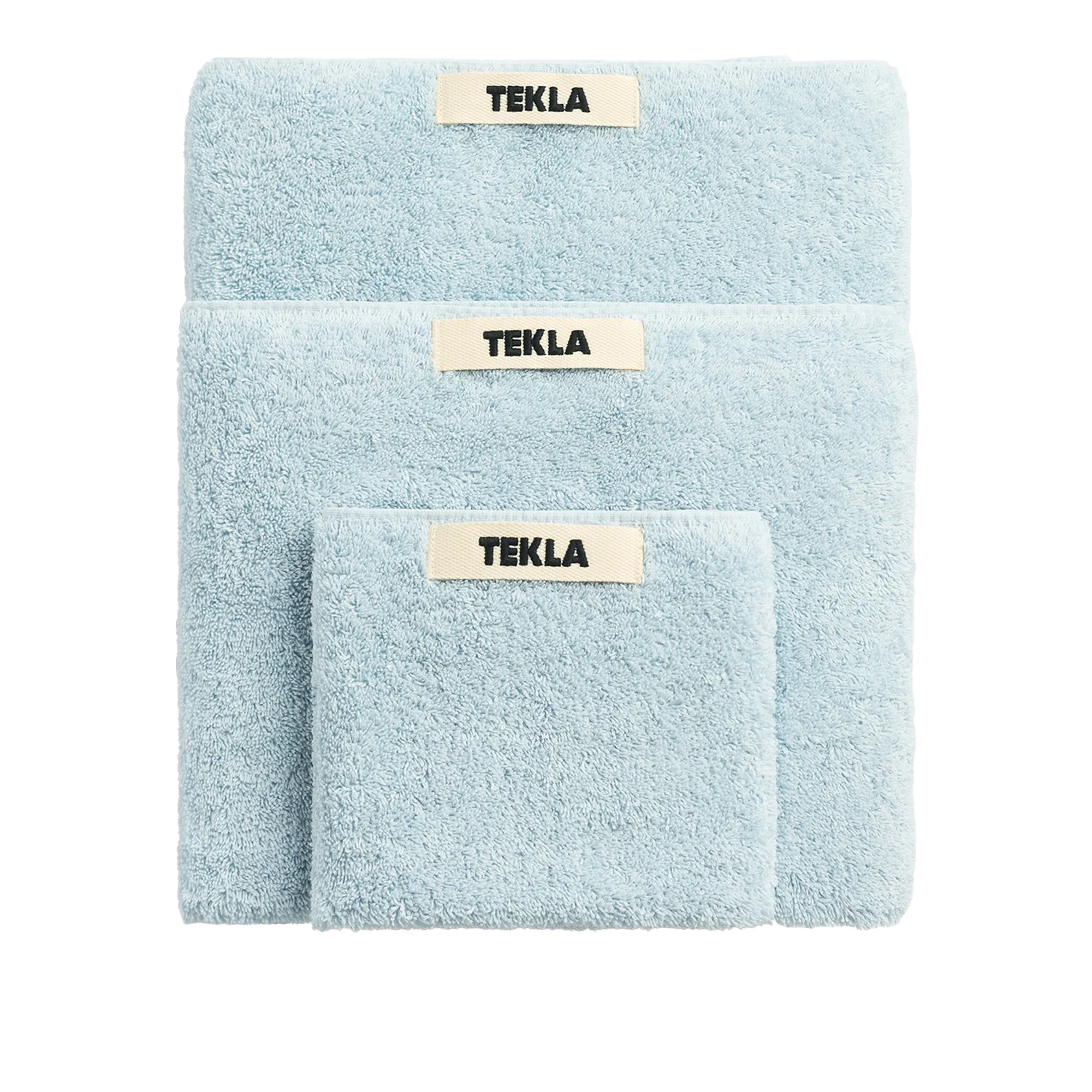 Terry Sky Blue håndkle - 1