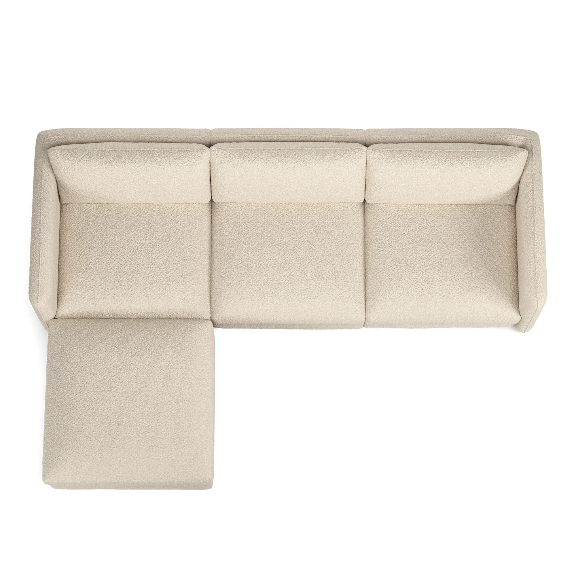 Pavarotti 03 3-seters sofa med fotskammel - 8