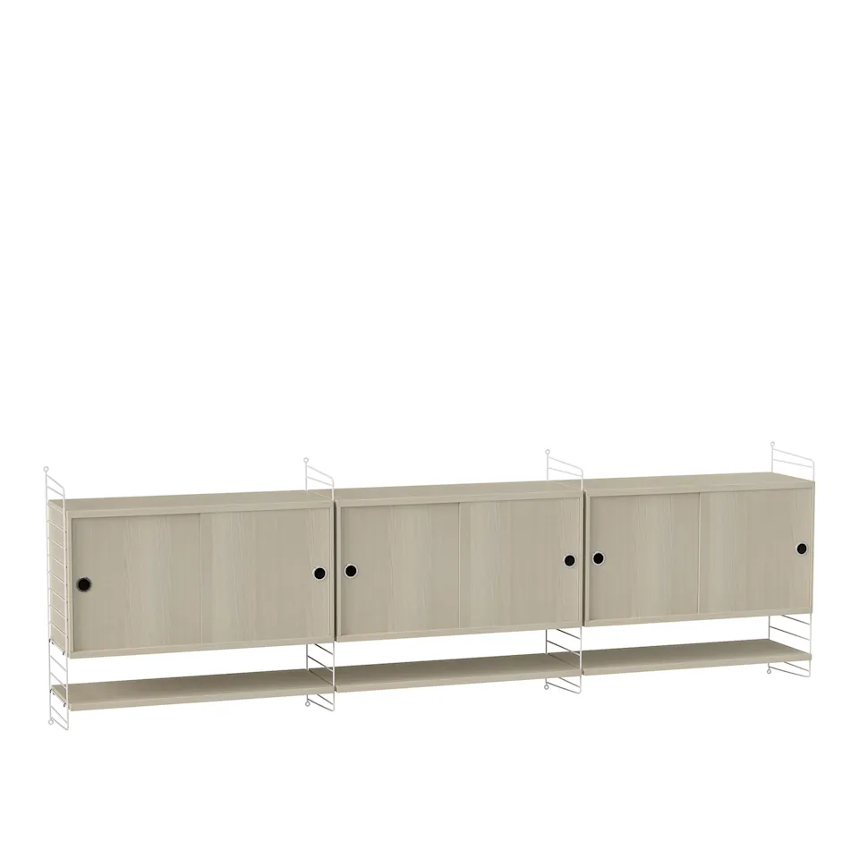 Stue hyllesystem F ask/hvit