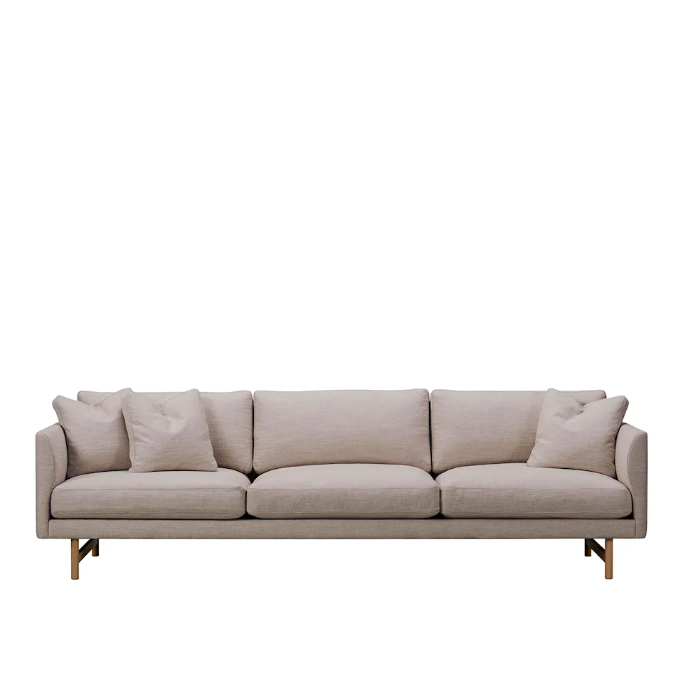 Calmo 3-seters sofa røkt eik
