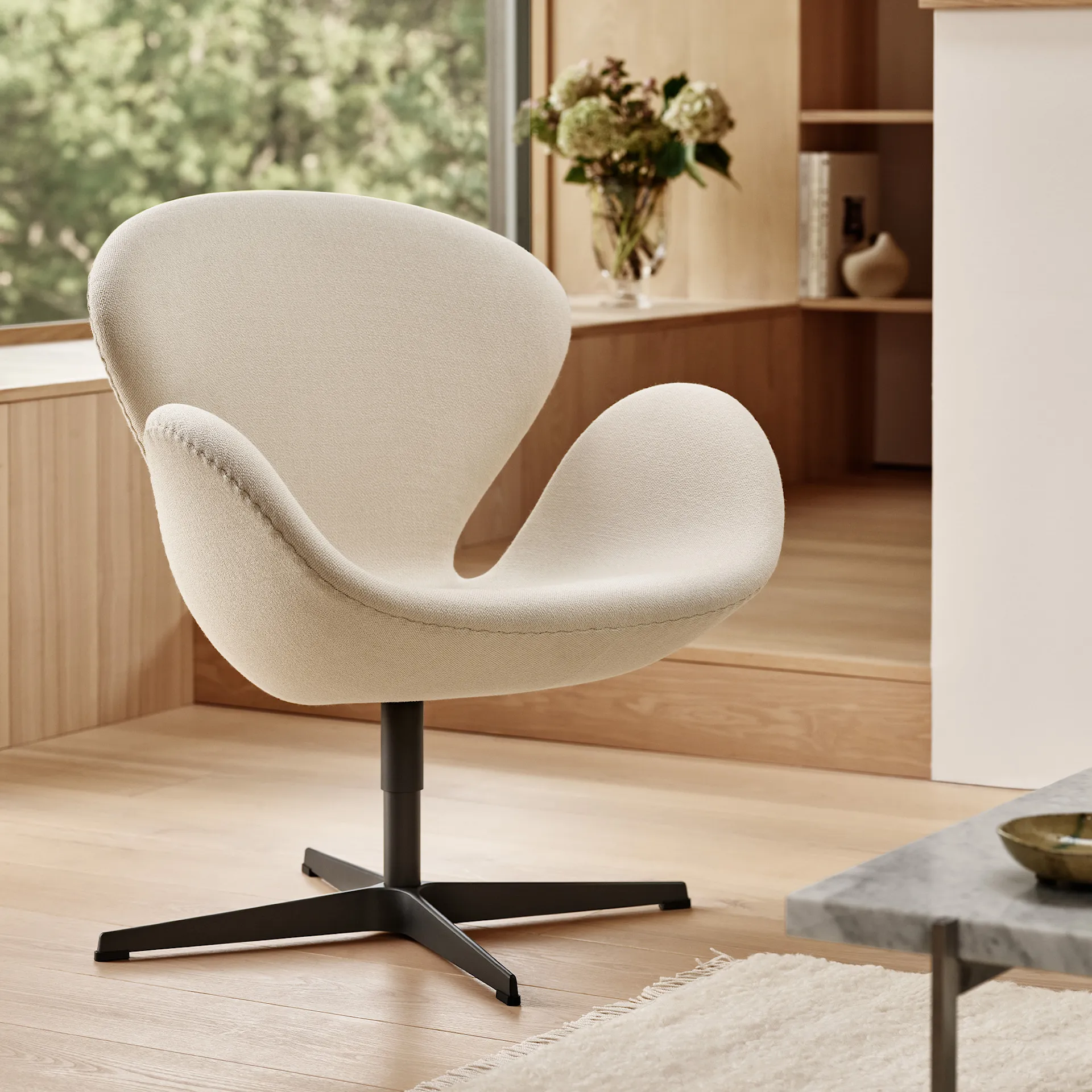 3320 Svanen lenestol - Fritz Hansen - Arne Jacobsen - NO GA