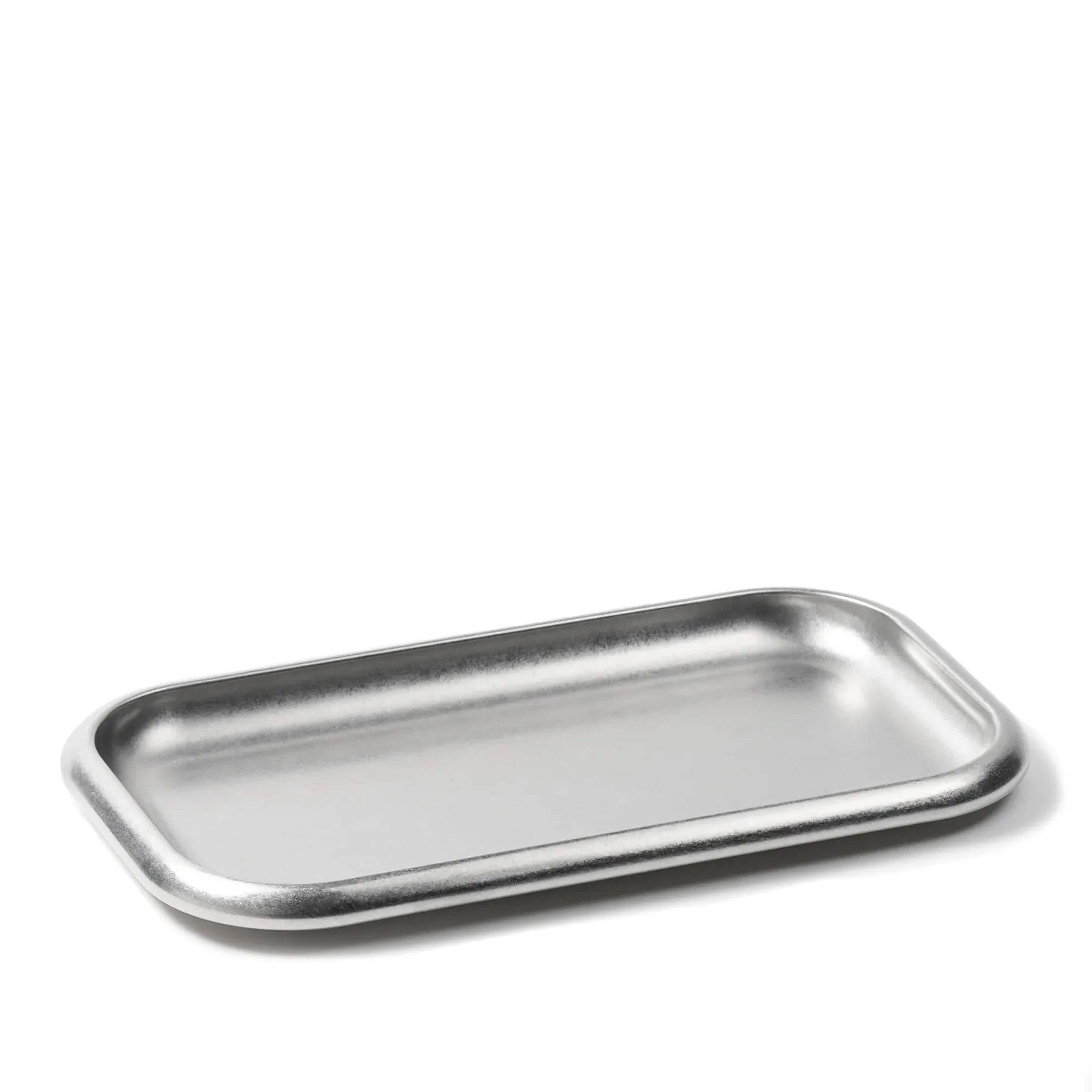 Small Steel serveringsbrett 27 x 15 cm - 1