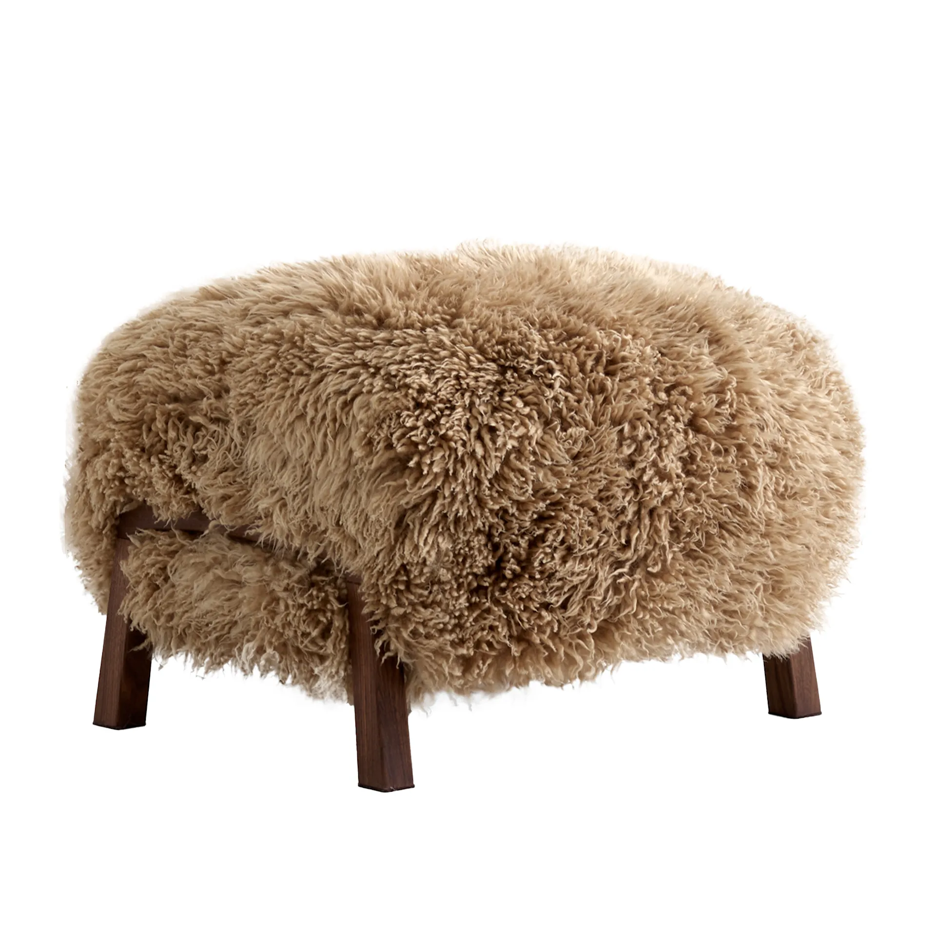 Wulff Pouf ATD3 Walnut - &Tradition - NO GA