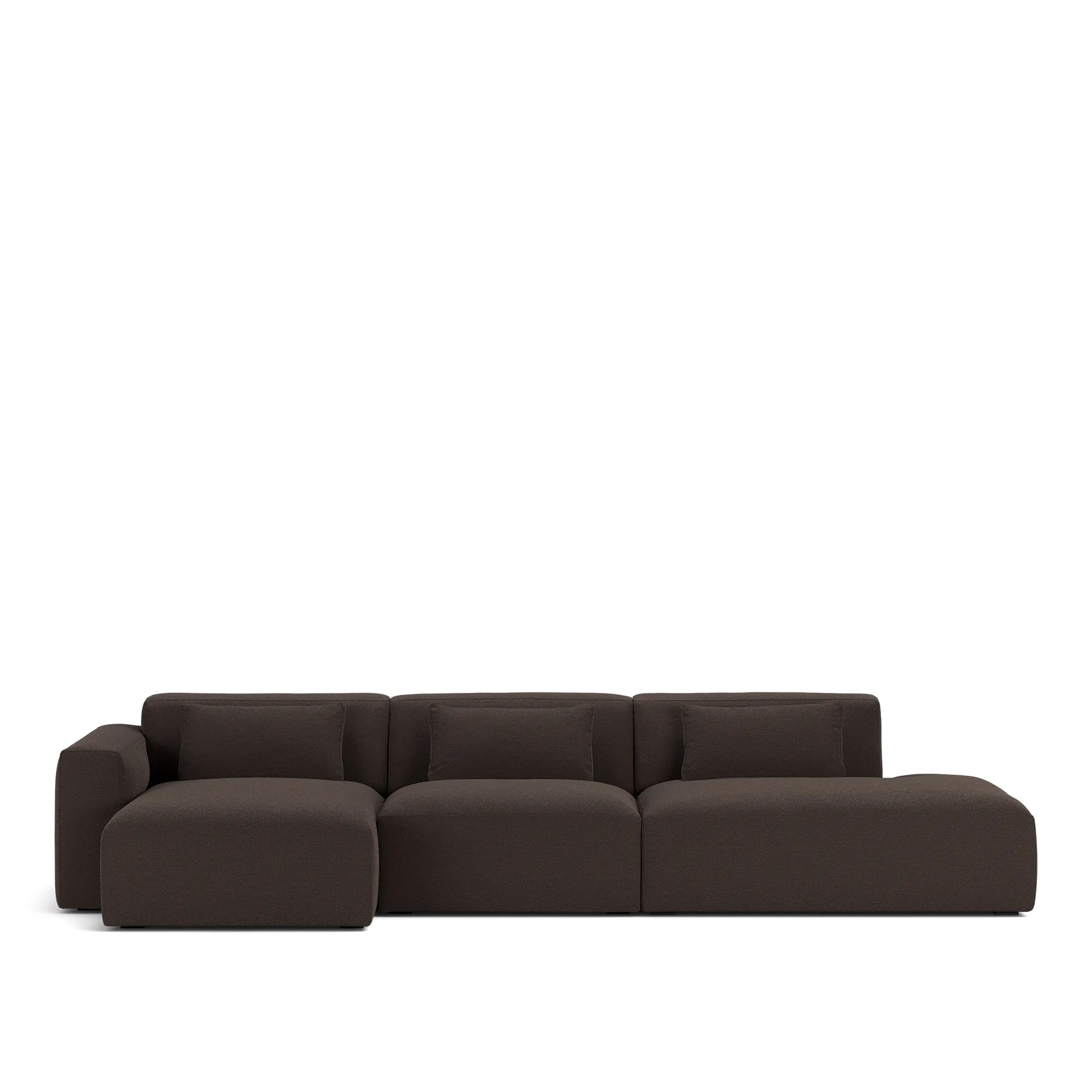 Brick 3-seters sofa sjeselong åpen ende høyre - 9