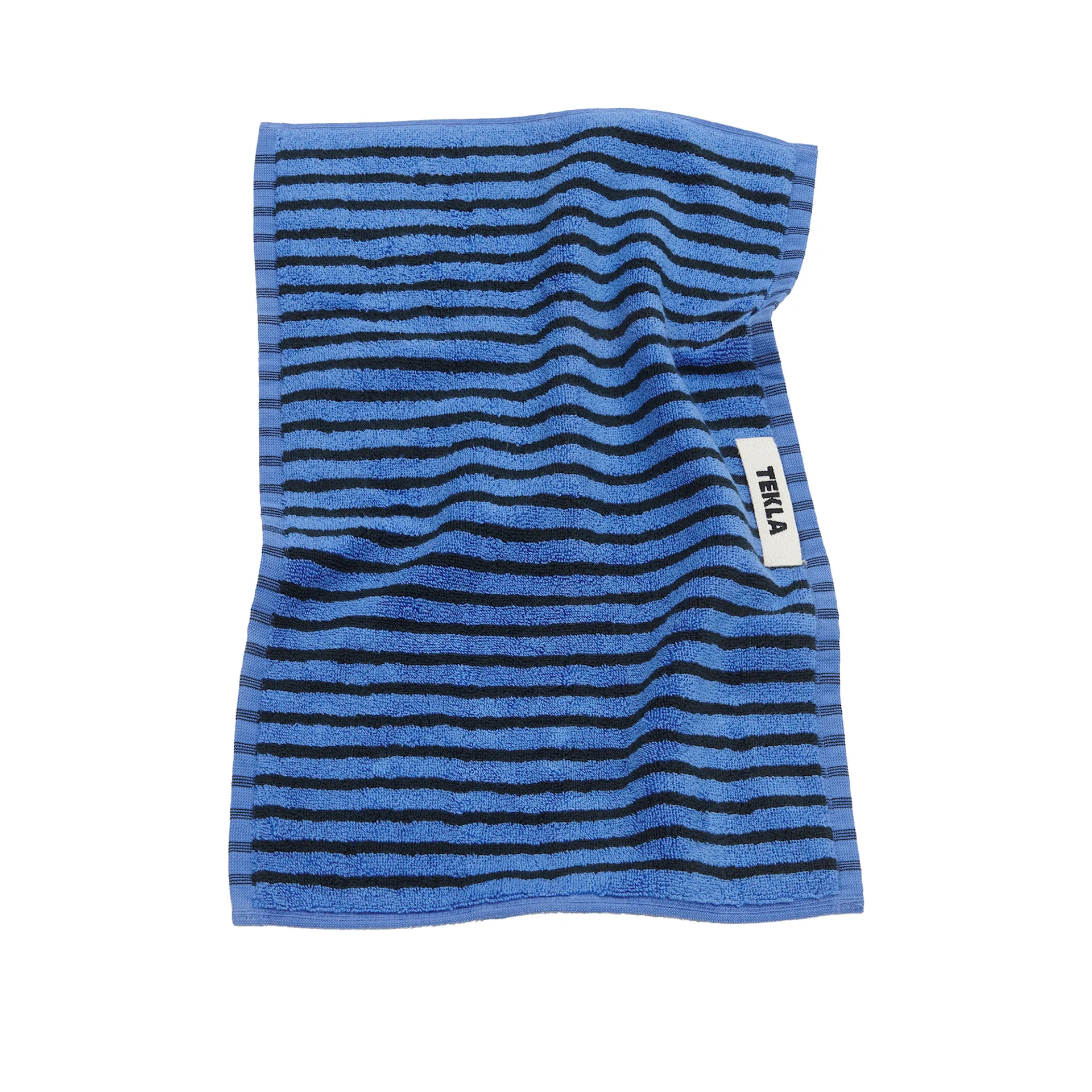 Terry Towel Black & Blue Stripes - TEKLA - NO GA