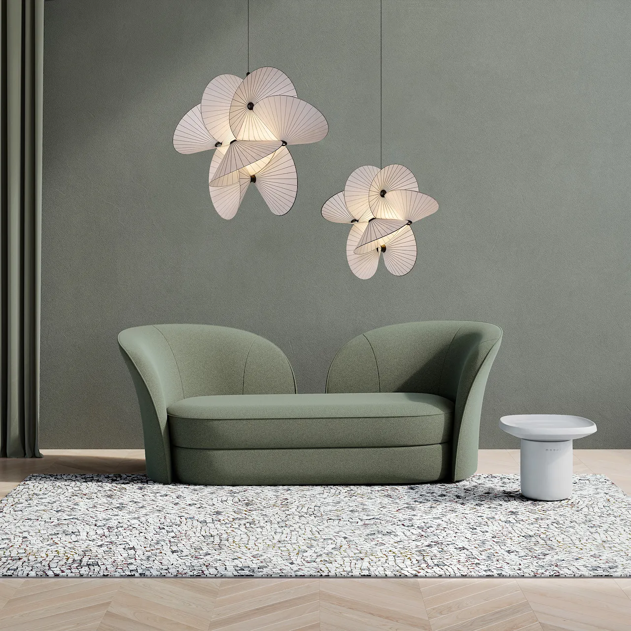 Serpentine Light taklampe 8 Large