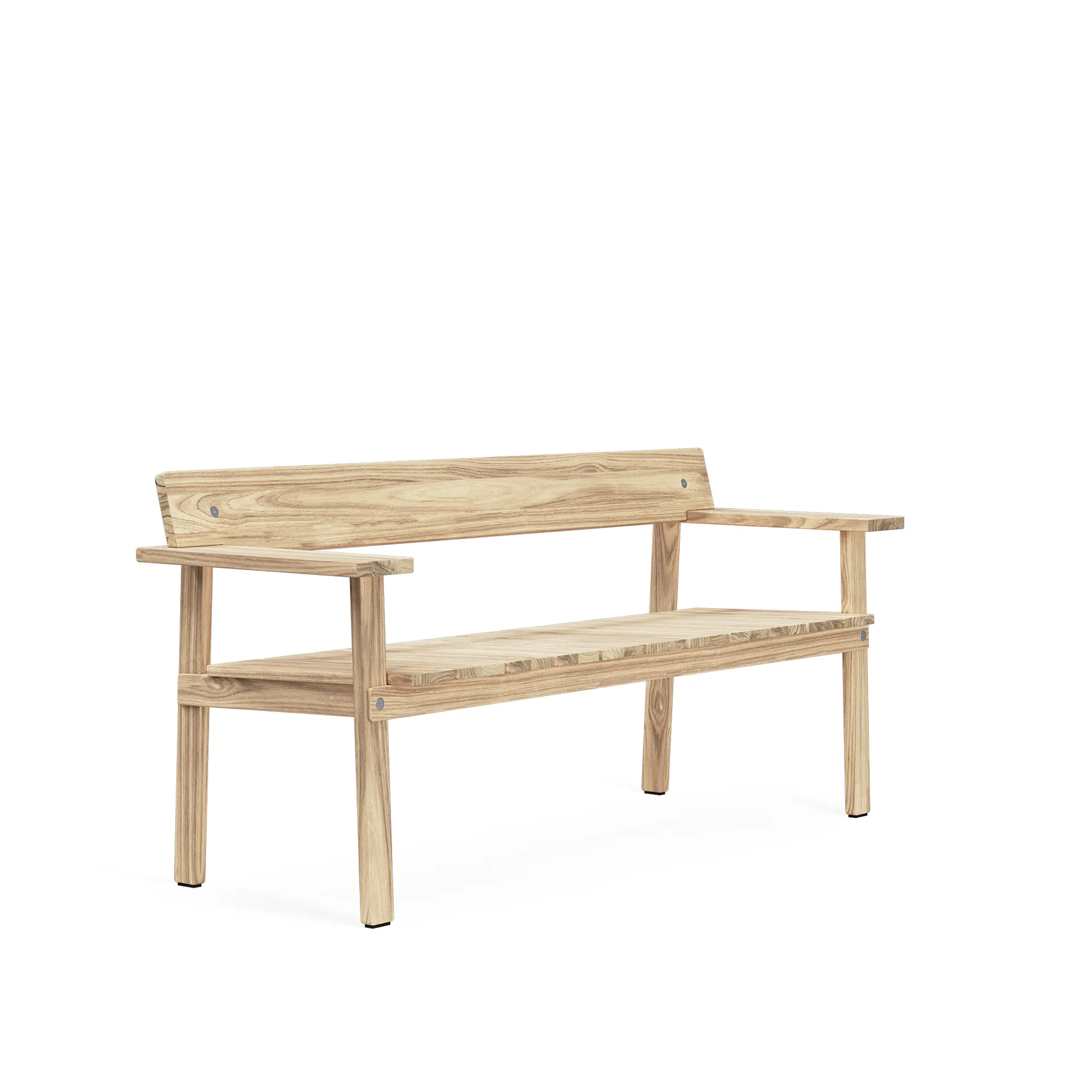 GL101 Timbur Outdoor Bench, Ubehandlet teak - Carl Hansen - NO GA