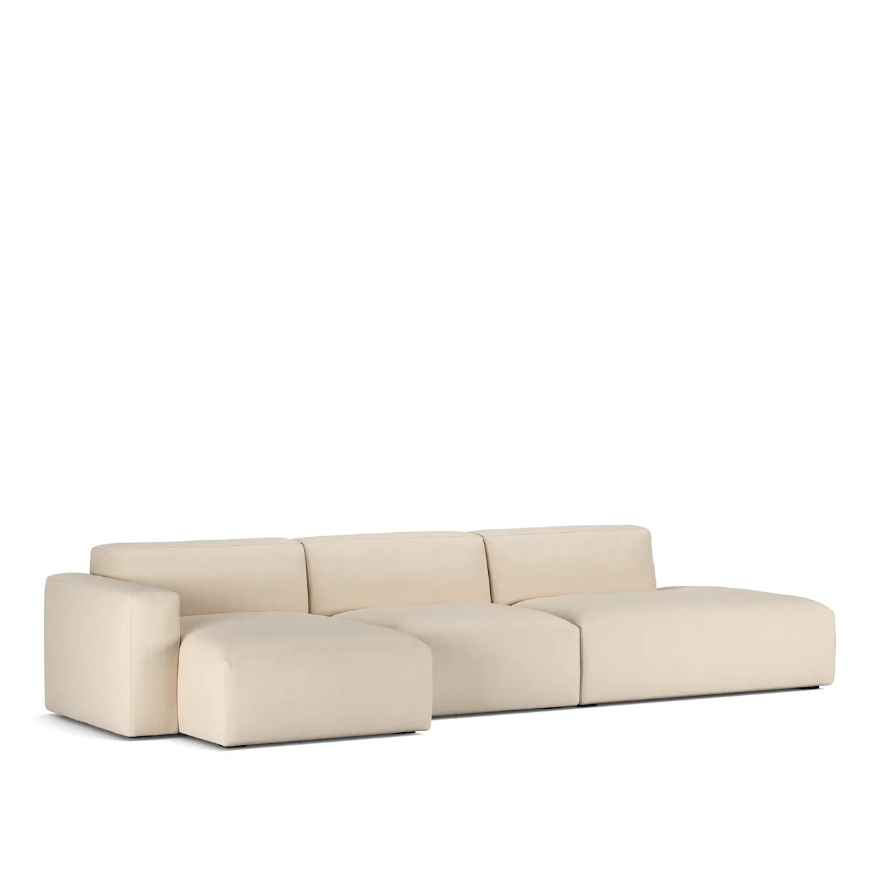Brick 3-seters sofa sjeselong åpen ende høyre