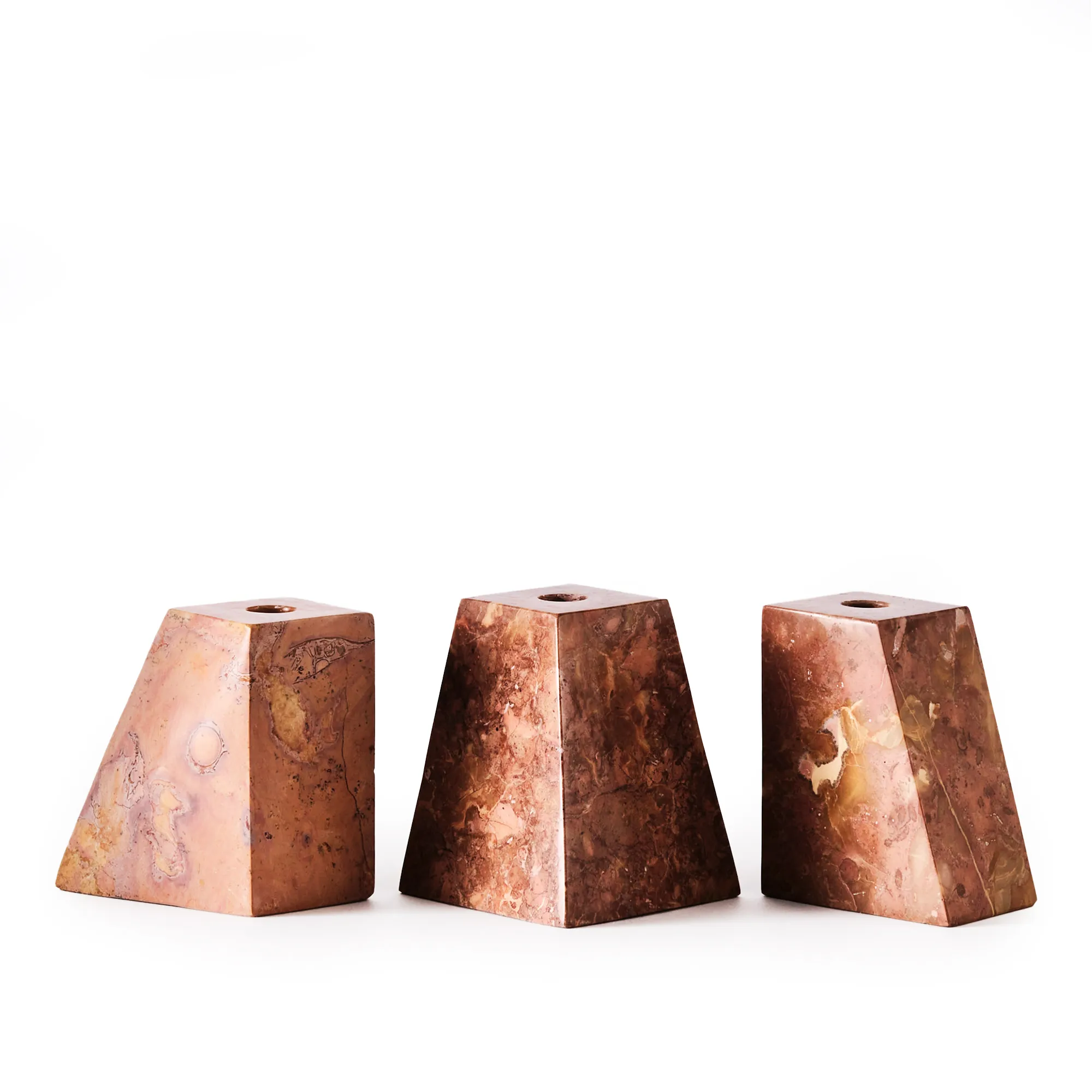DD Pyramid Candle Holder Set Of Three - 1