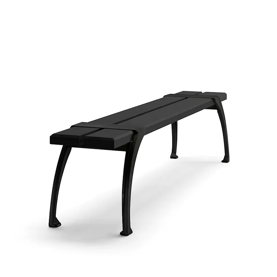 Haga Benk Grå Lakkert Furu