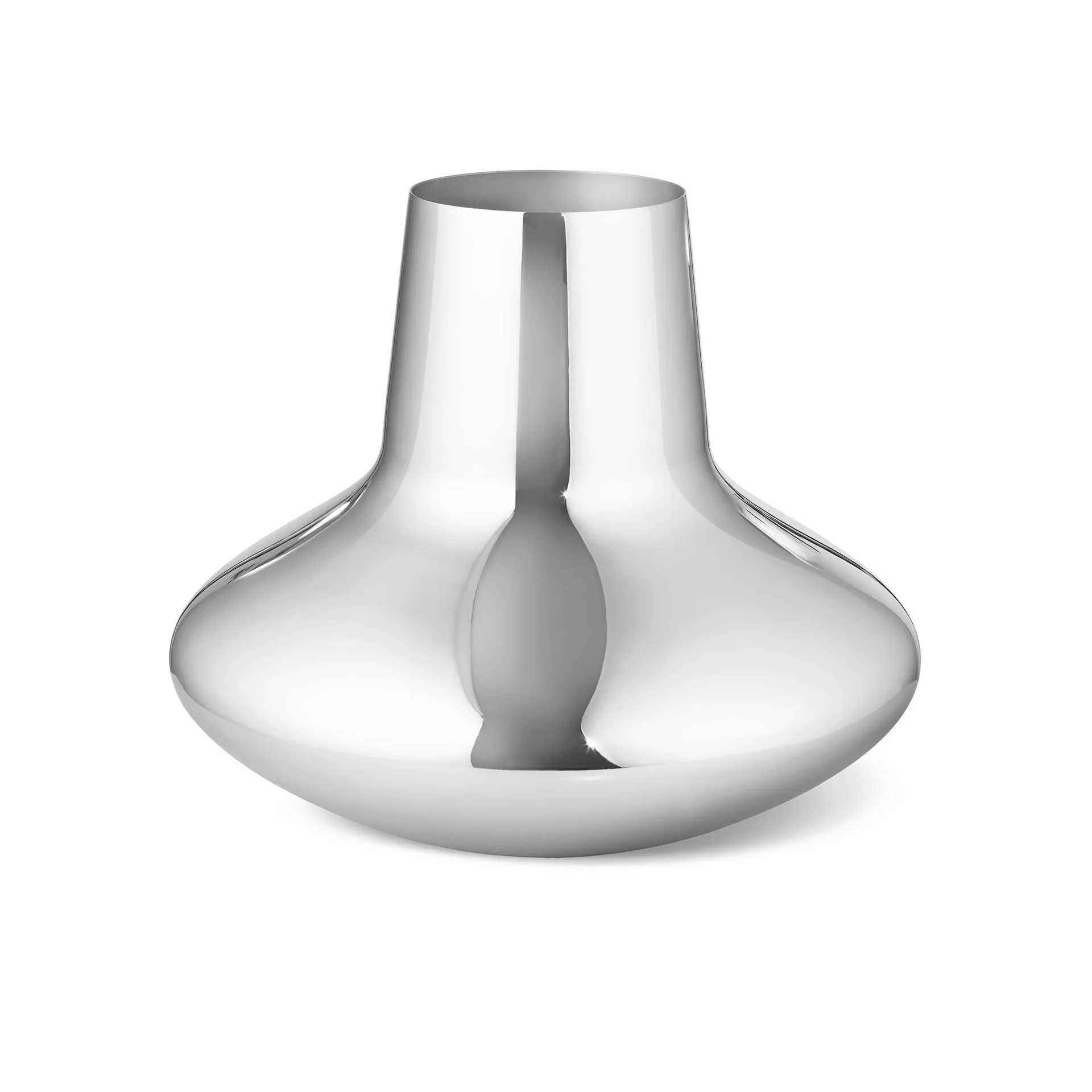 Henning Koppel Vase Stainless Steel - Georg Jensen - Henning Koppel - NO GA