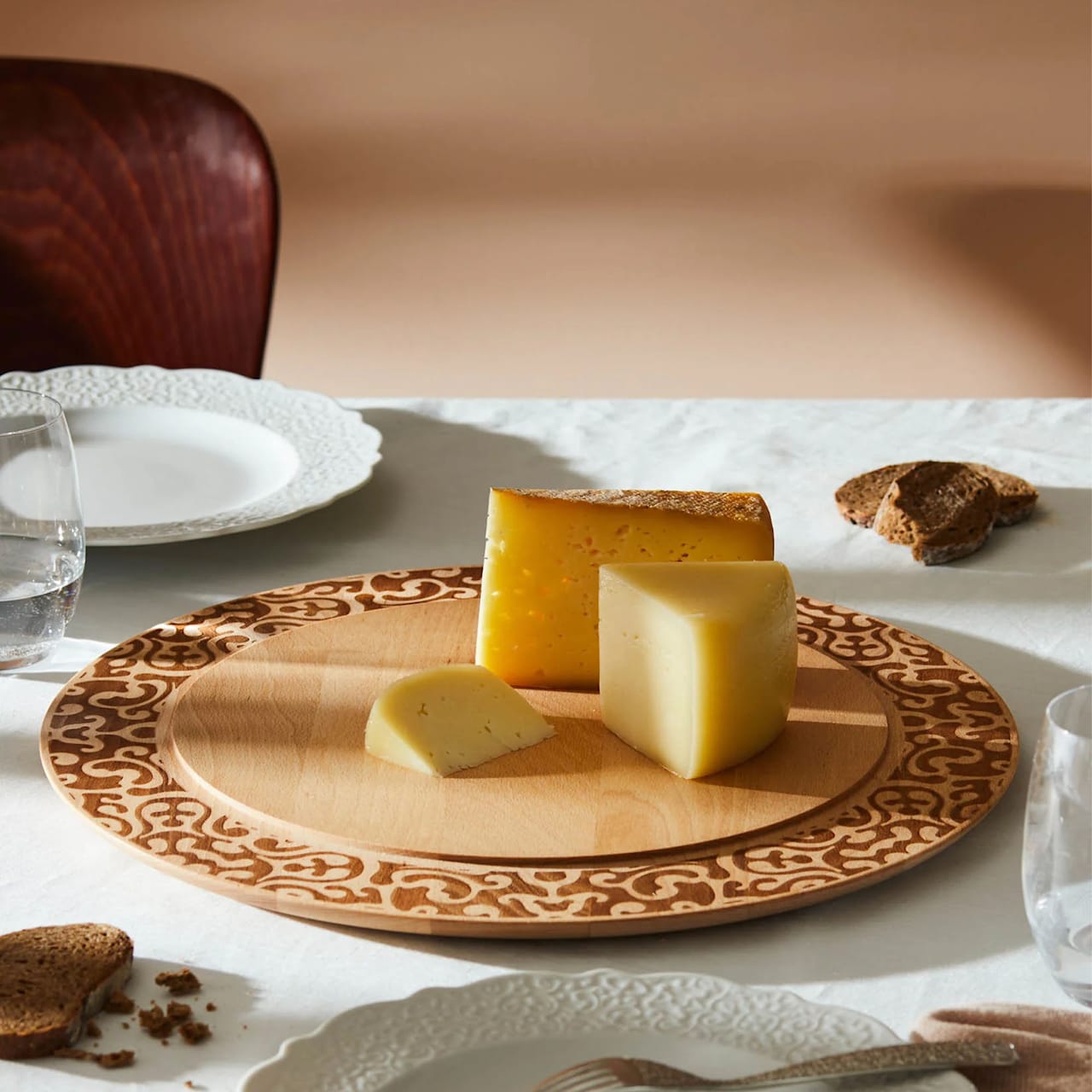 Dressed in wood Cheese board