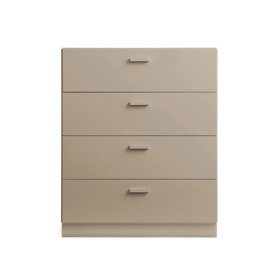 Relief Chest of Drawers Wide Plinth