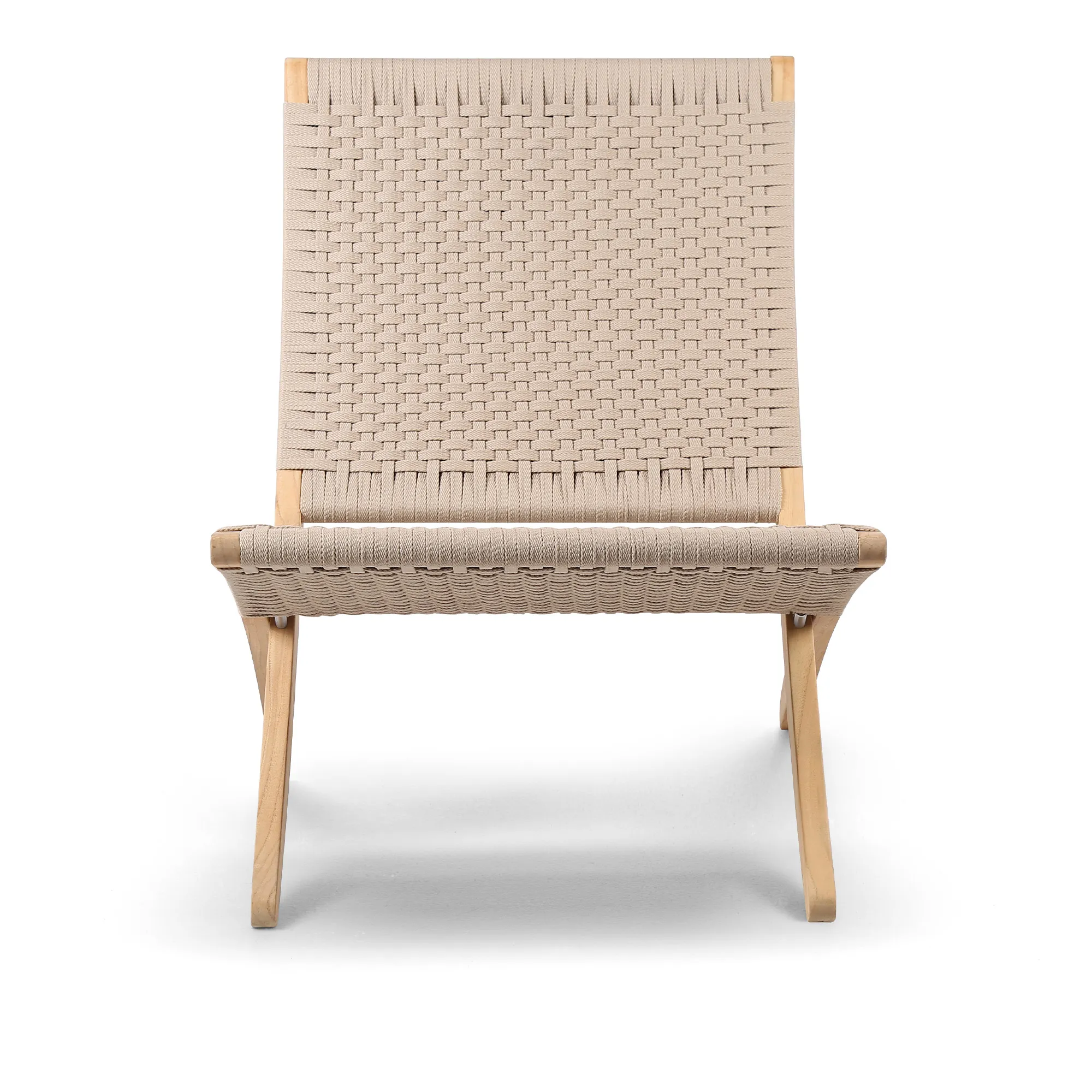 MG501 Outdoor Cuba Chair, Ubehandlet teak/Charcoal 1402
