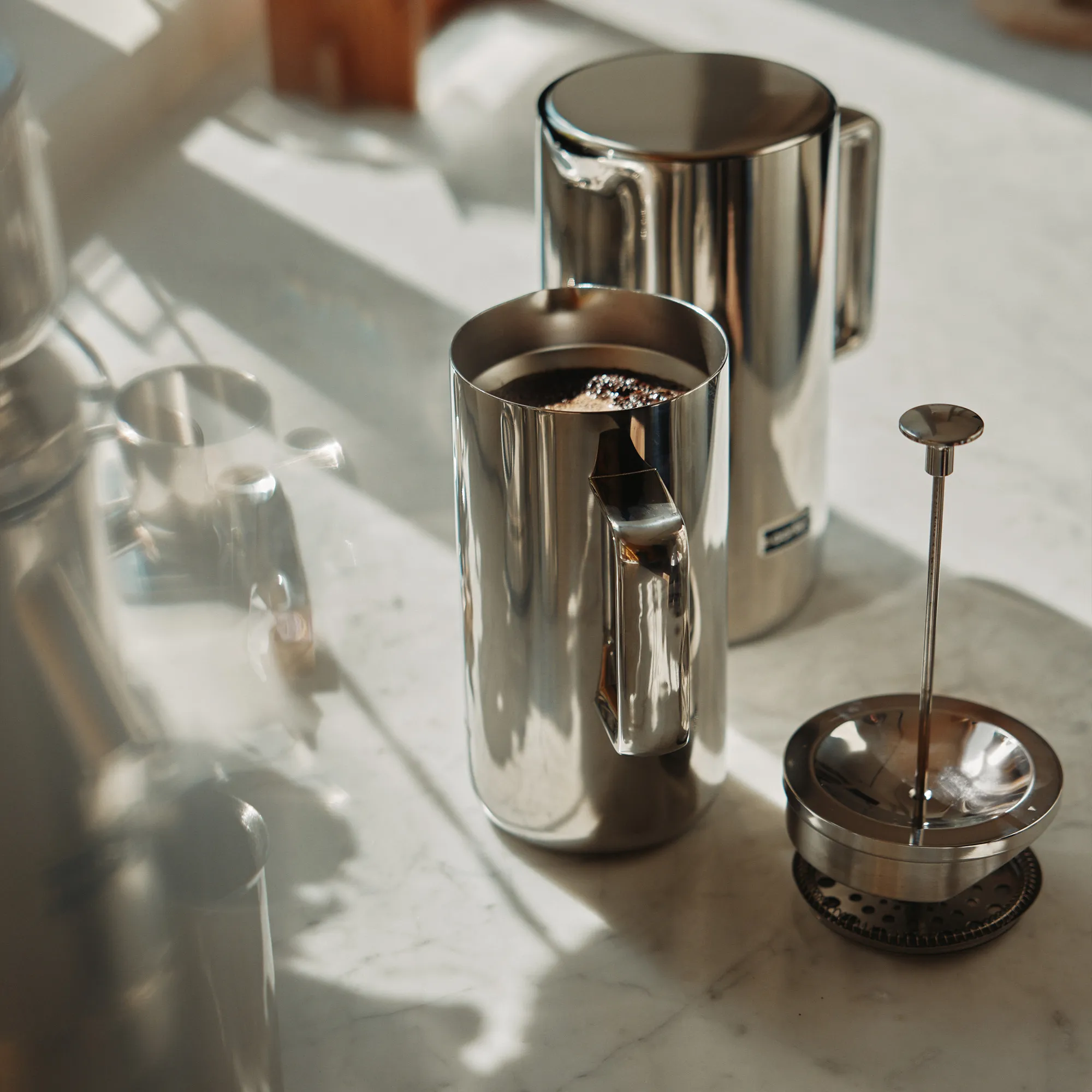 Coffee Press Stainless Steel kaffepresse - 4