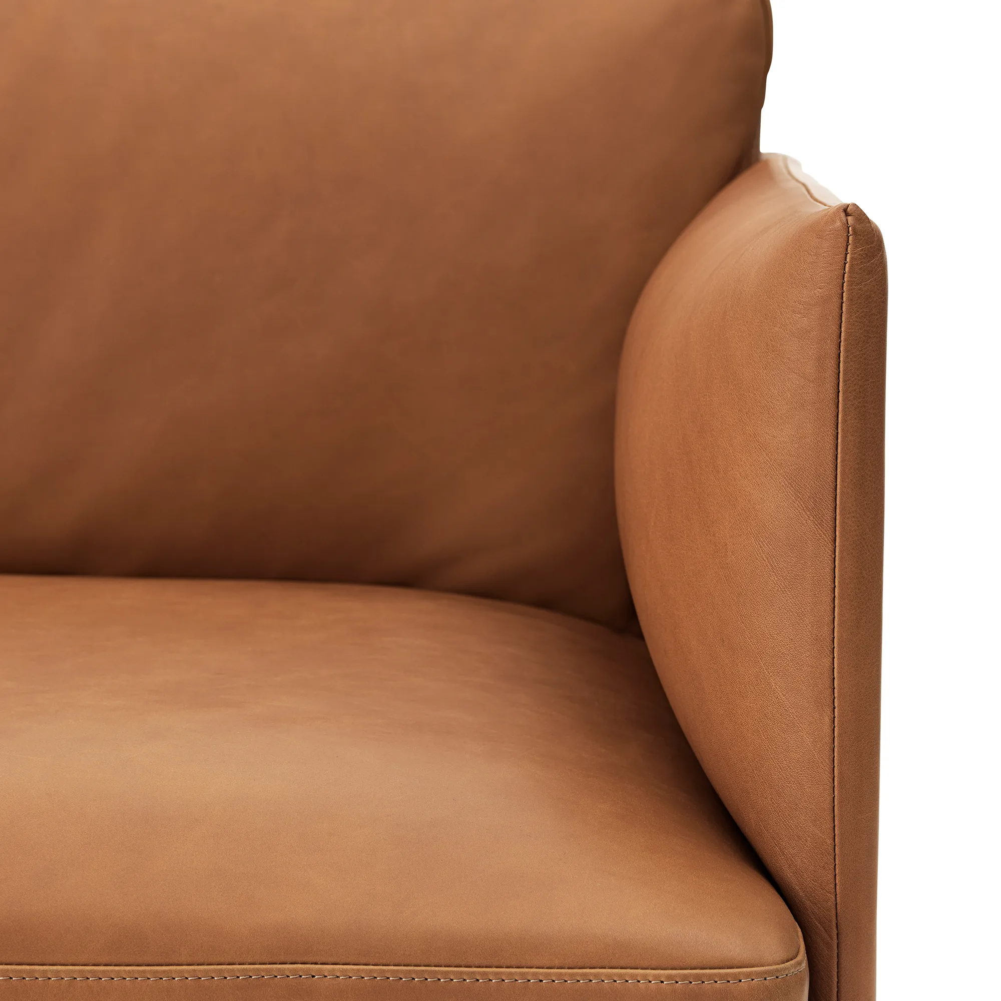 Outline 2-seters sofa svart understell - 4