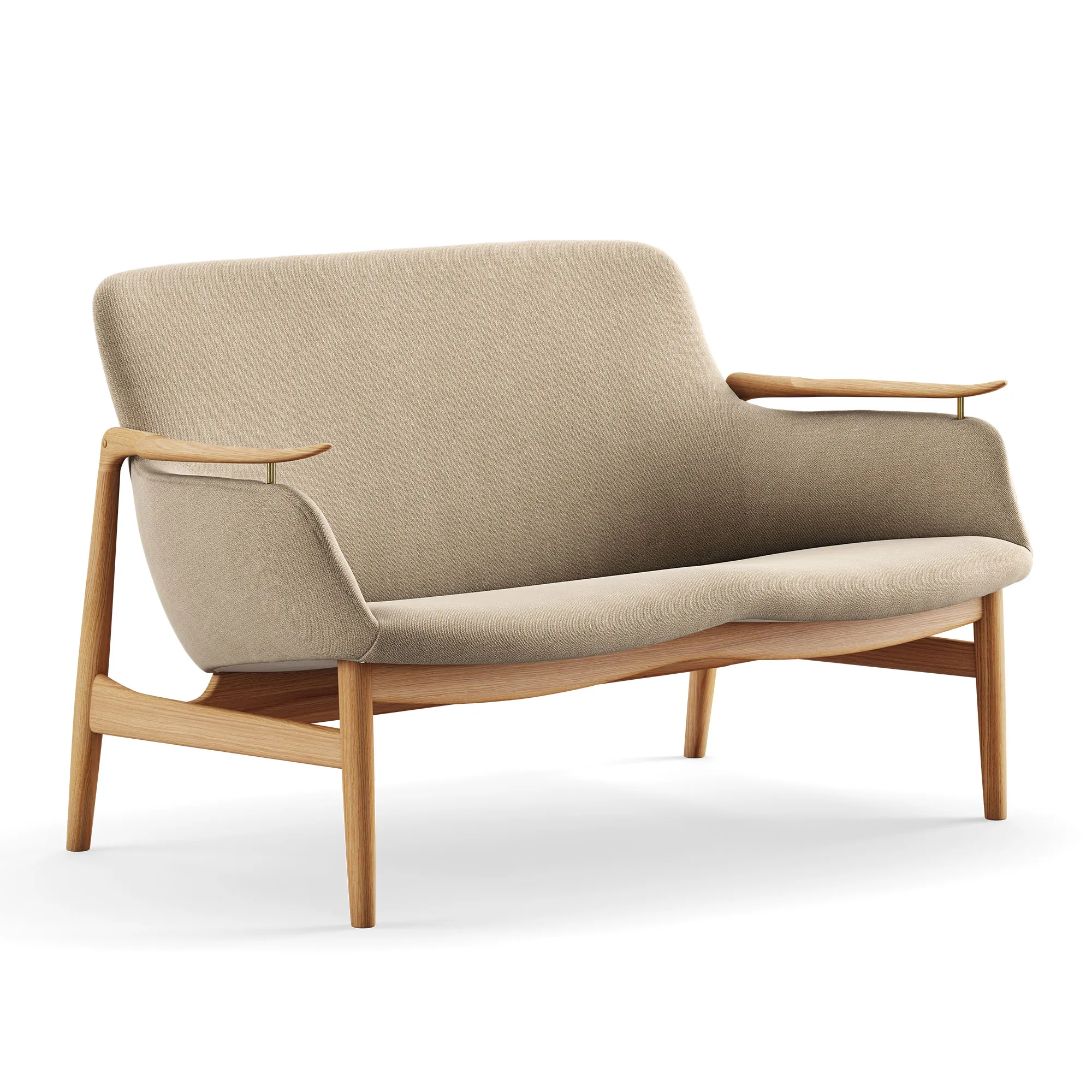 53 sofa Dark oiled oak - 1
