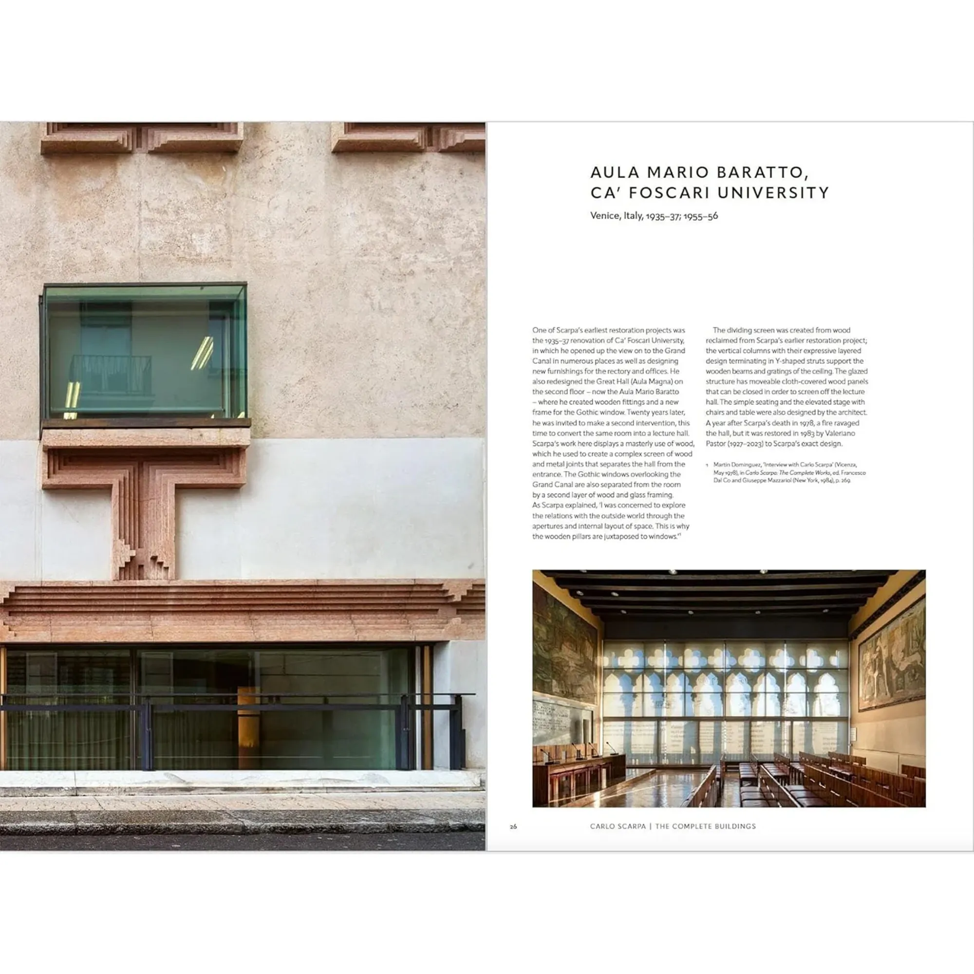 Carlo Scarpa - The Complete Building arkitekturbok - 2