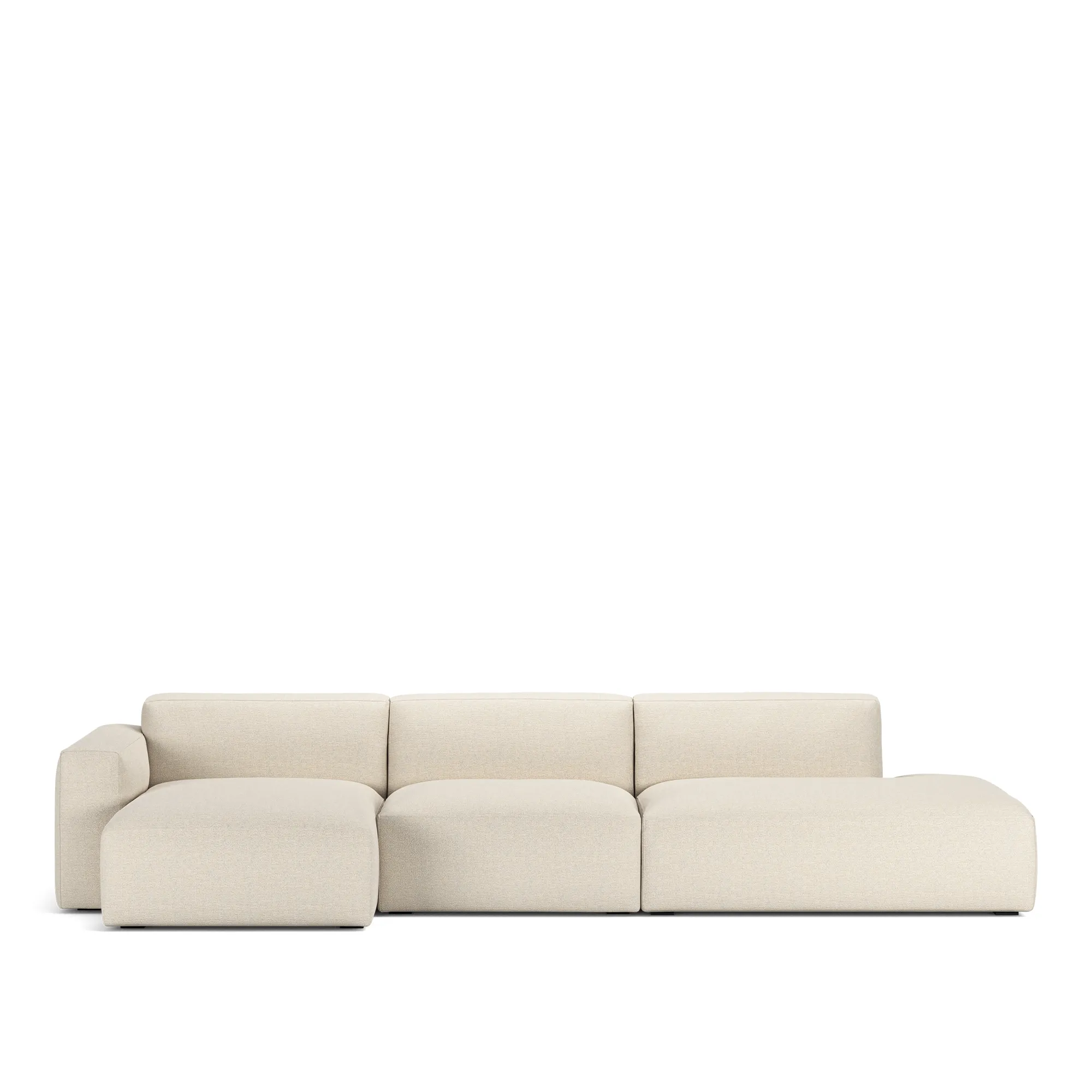Brick 3-seters sofa sjeselong åpen ende høyre - 1