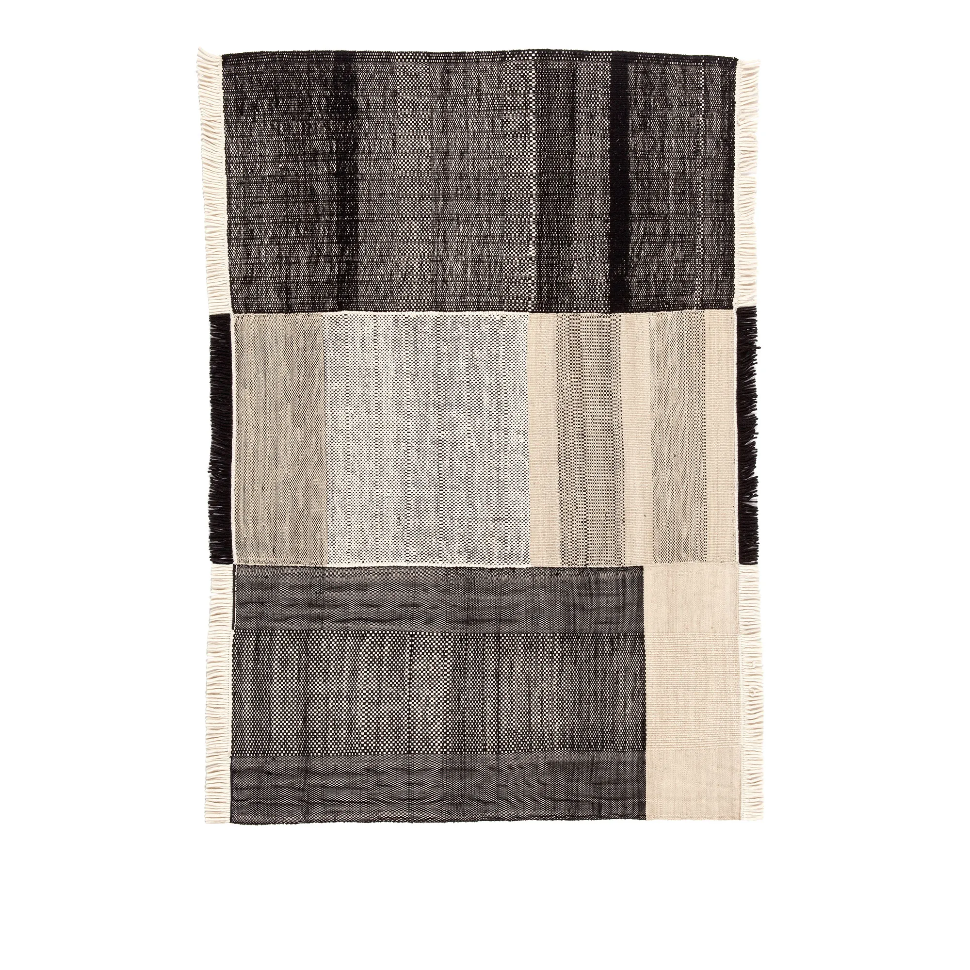 Tres Outdoor Black Rug - 1