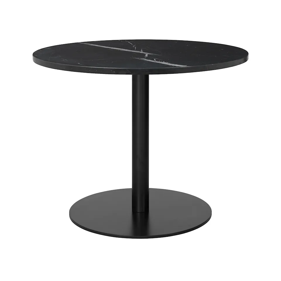 GUBI 1.0 loungebord Ø80 cm svart
