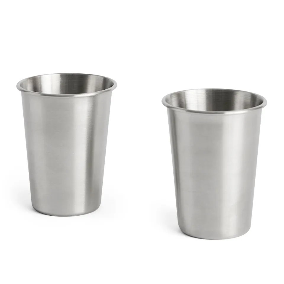 Outdoor Market Steel Cup Set of 2