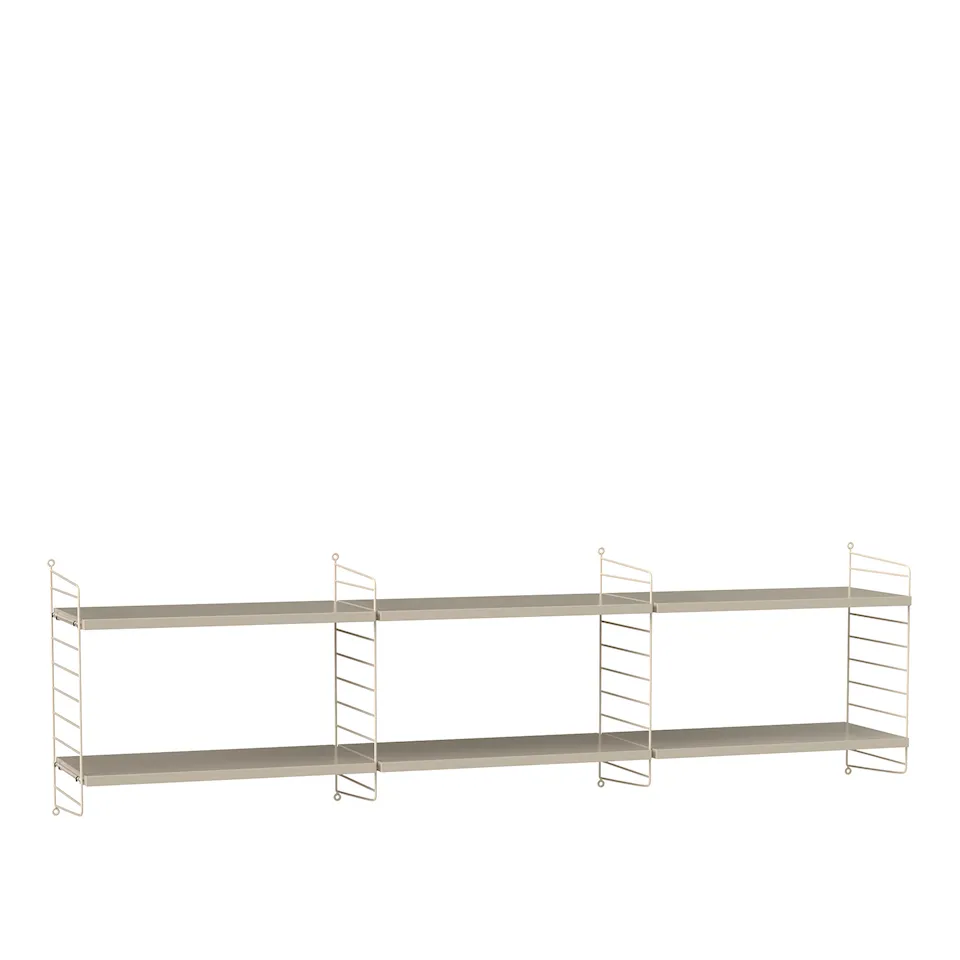 Stue hyllesystem O beige/beige